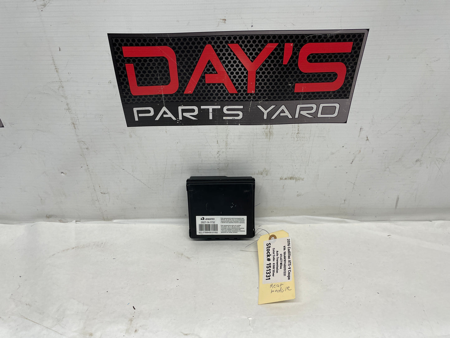 2016 Cadillac ATS-V Coupe Keyless Entry Control Module OEM - Day's Parts Yard