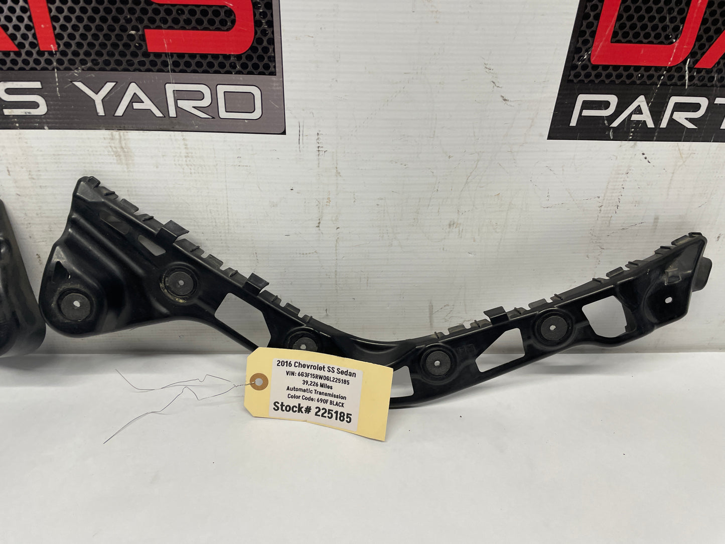 2016 Chevy SS Sedan Rear Bumper Fascia Guides Brackets RH & LH OEM - Day's Parts Yard