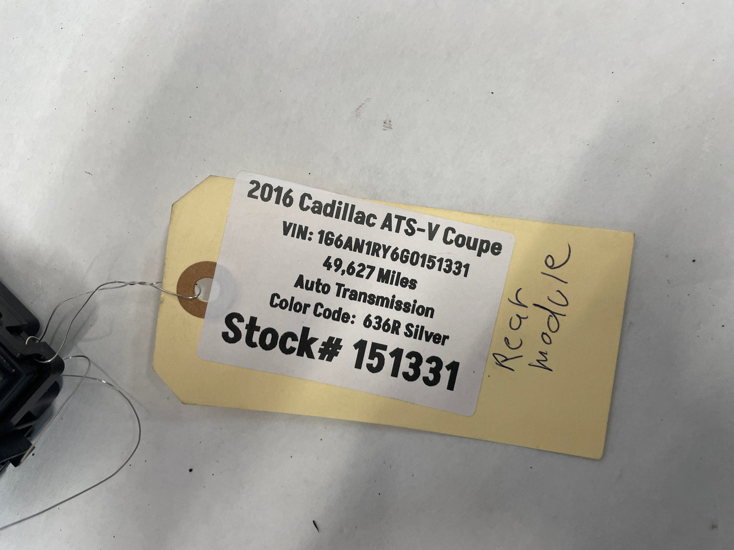 2016 Cadillac ATS-V Coupe Keyless Entry Control Module OEM - Day's Parts Yard