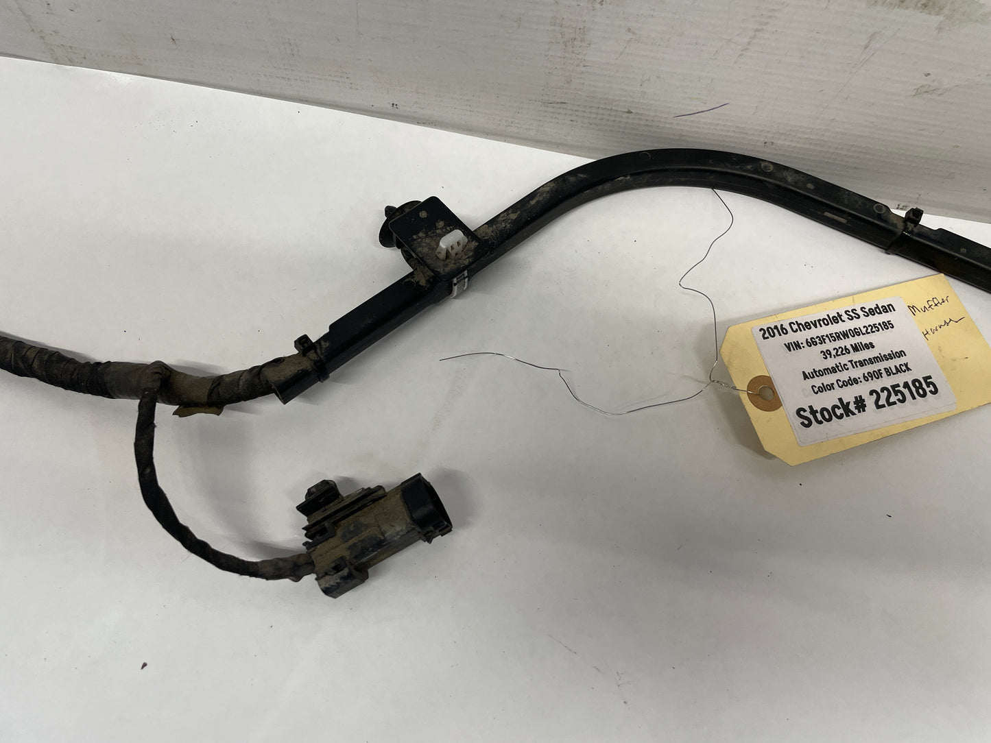 2016 Chevy SS Sedan Exhaust Muffler Flow Control Valve Wire Wiring Harness OEM - Day's Parts Yard
