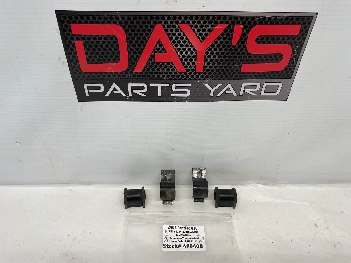 2006 Pontiac GTO Rear Sway Bar Brackets OEM - Day's Parts Yard