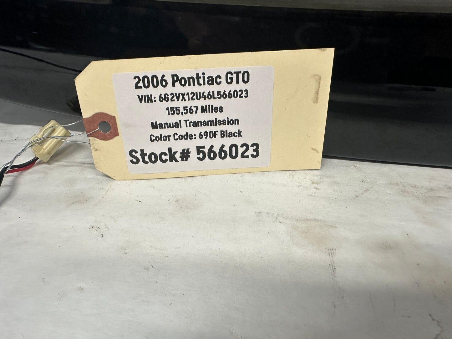2006 Pontiac GTO Trunk Deck Lid Spoiler Wing OEM - Day's Parts Yard