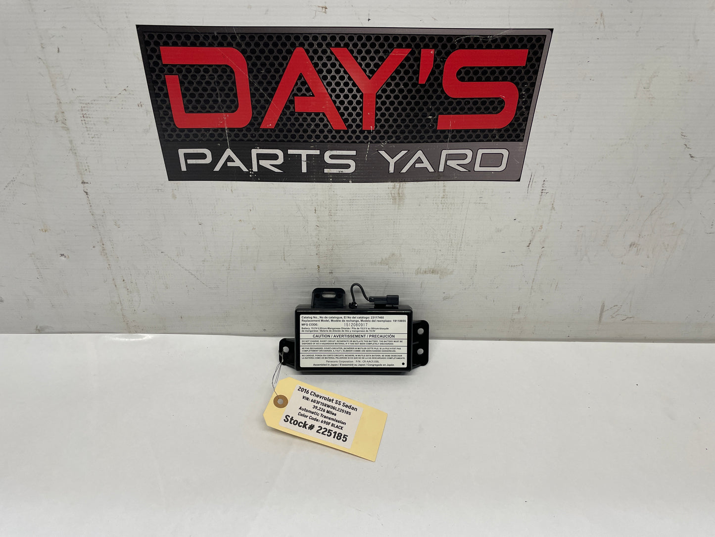 2016 Chevy SS Sedan OnStar Battery Backup Control Module OEM - Day's Parts Yard