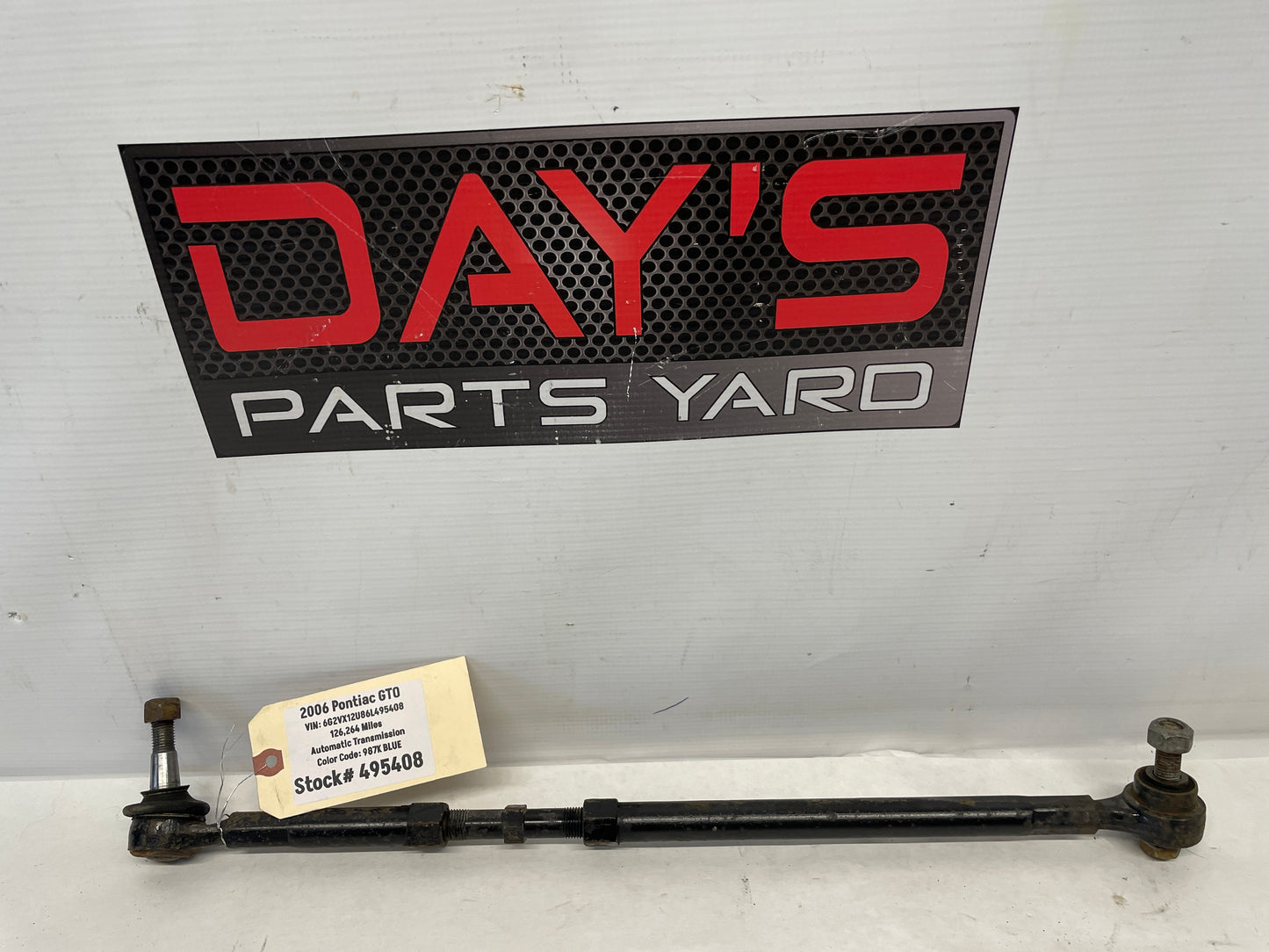 2006 Pontiac GTO LH Driver Rear Control Trailing Tow Tie Arm Rod OEM - Day's Parts Yard