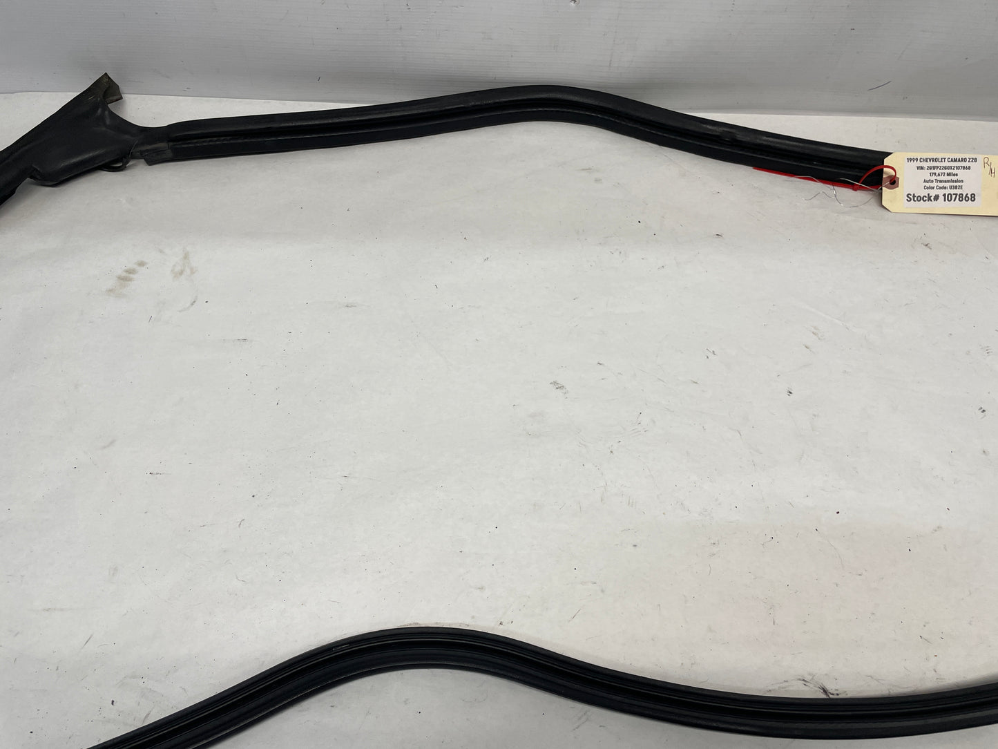 1999 Chevy Camaro Z28 RH Passenger Door T-Top Weather Strip Seal OEM - Day's Parts Yard