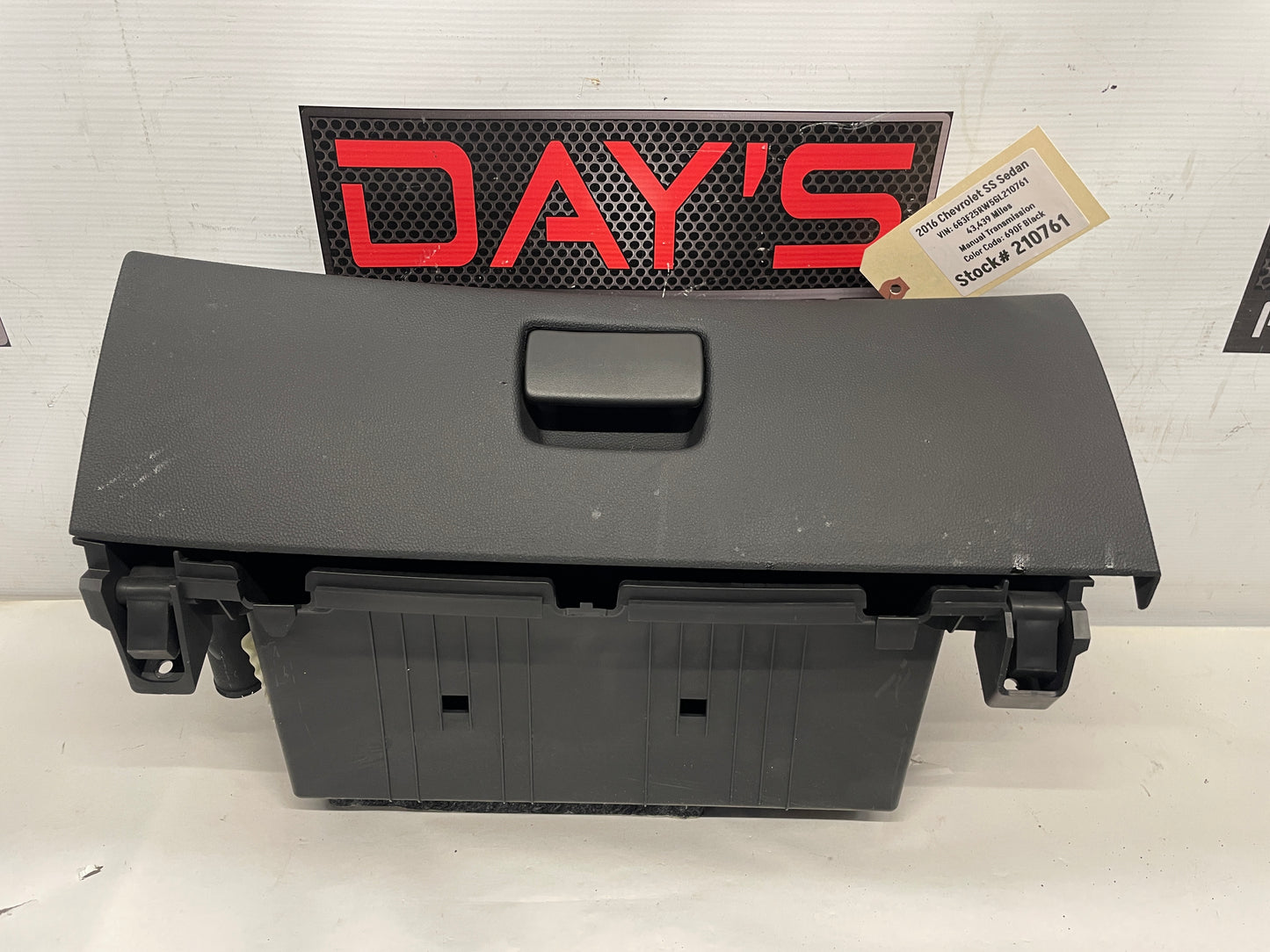 2016 Chevy SS Sedan Glove Compartment Box OEM - Day's Parts Yard