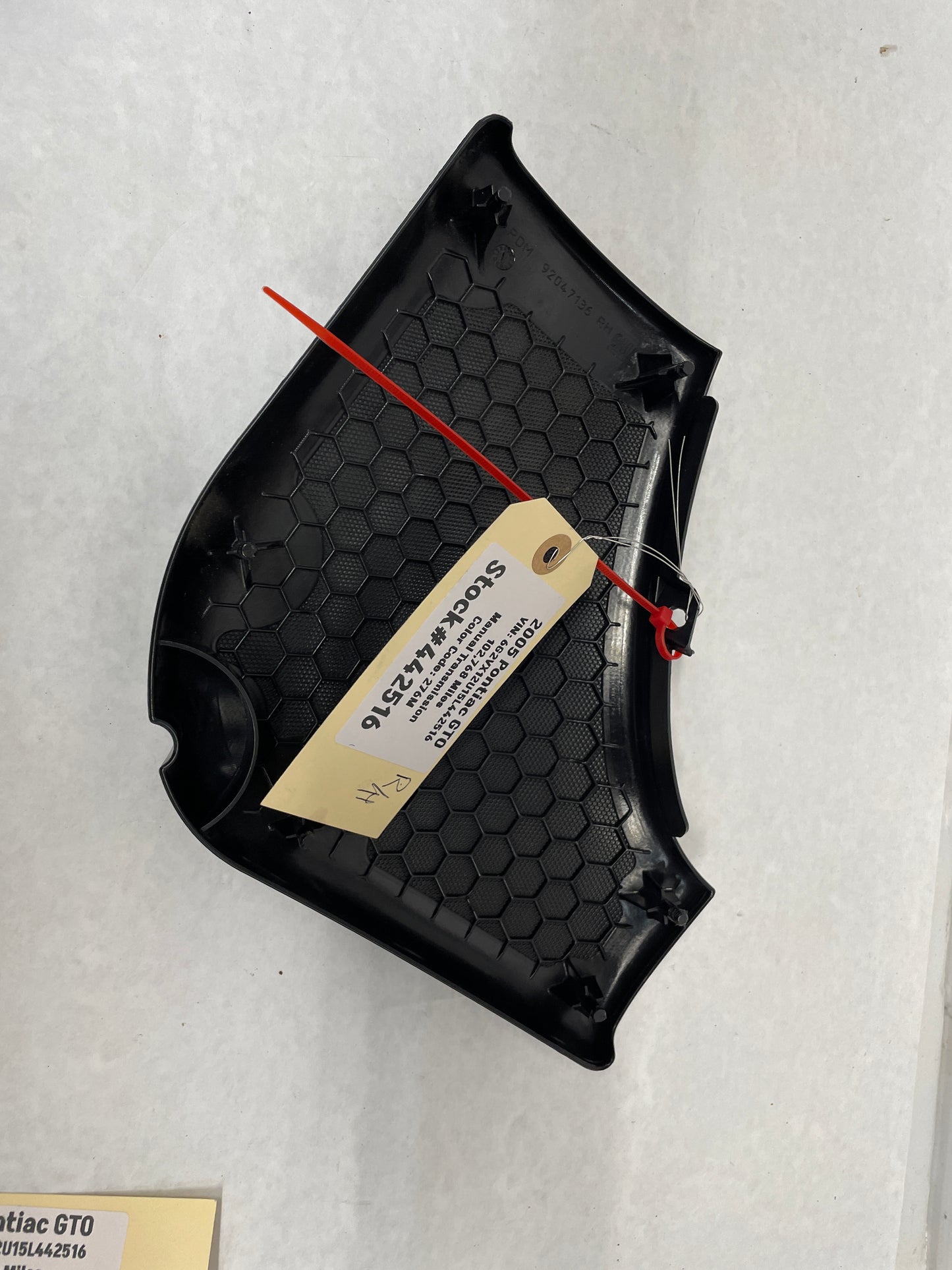 2005 Pontiac GTO RH Passenger Door Panel Speaker Grill OEM - Day's Parts Yard