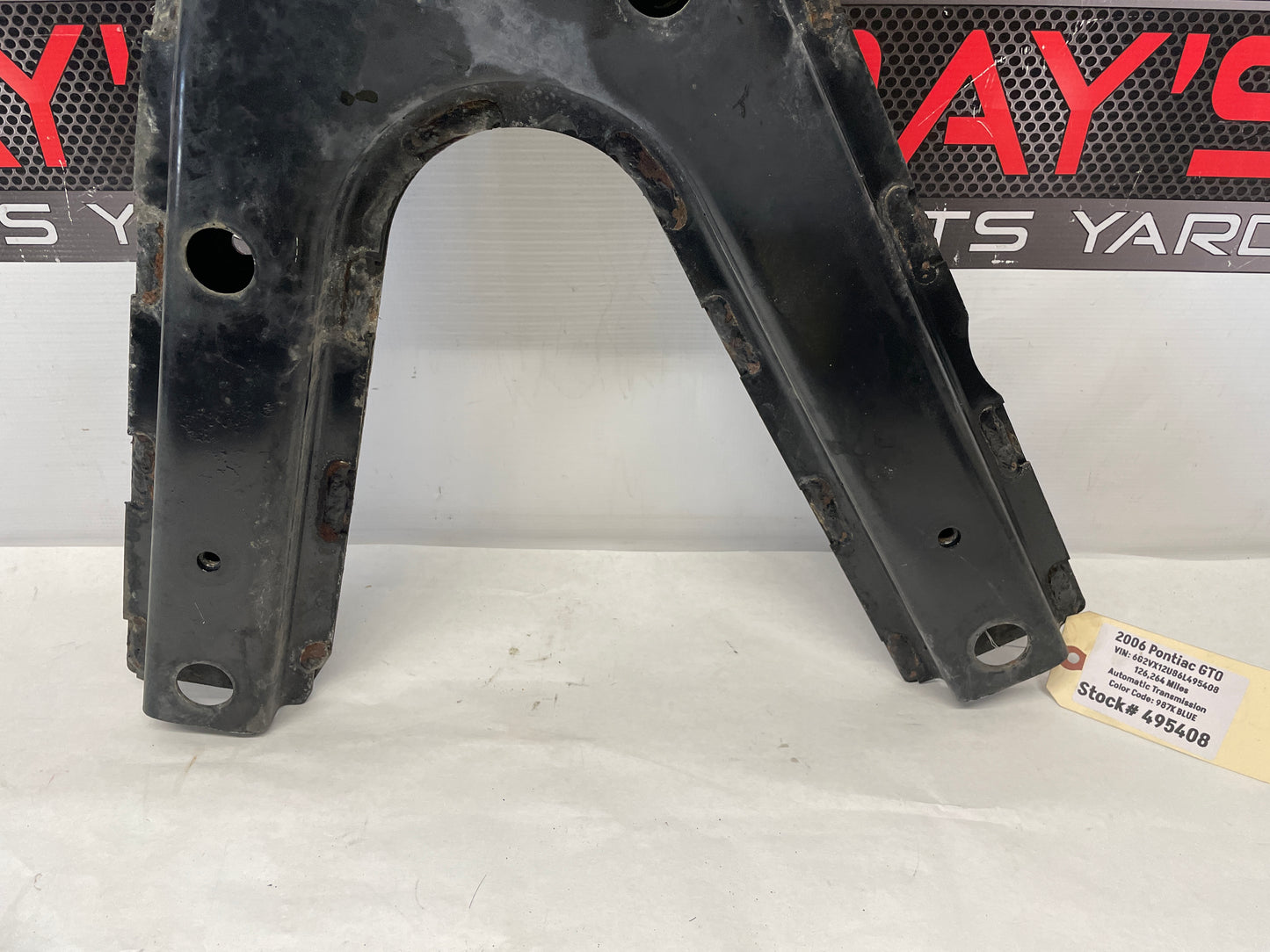 2006 Pontiac GTO Rear Differential Air Deflector Brace OEM - Day's Parts Yard
