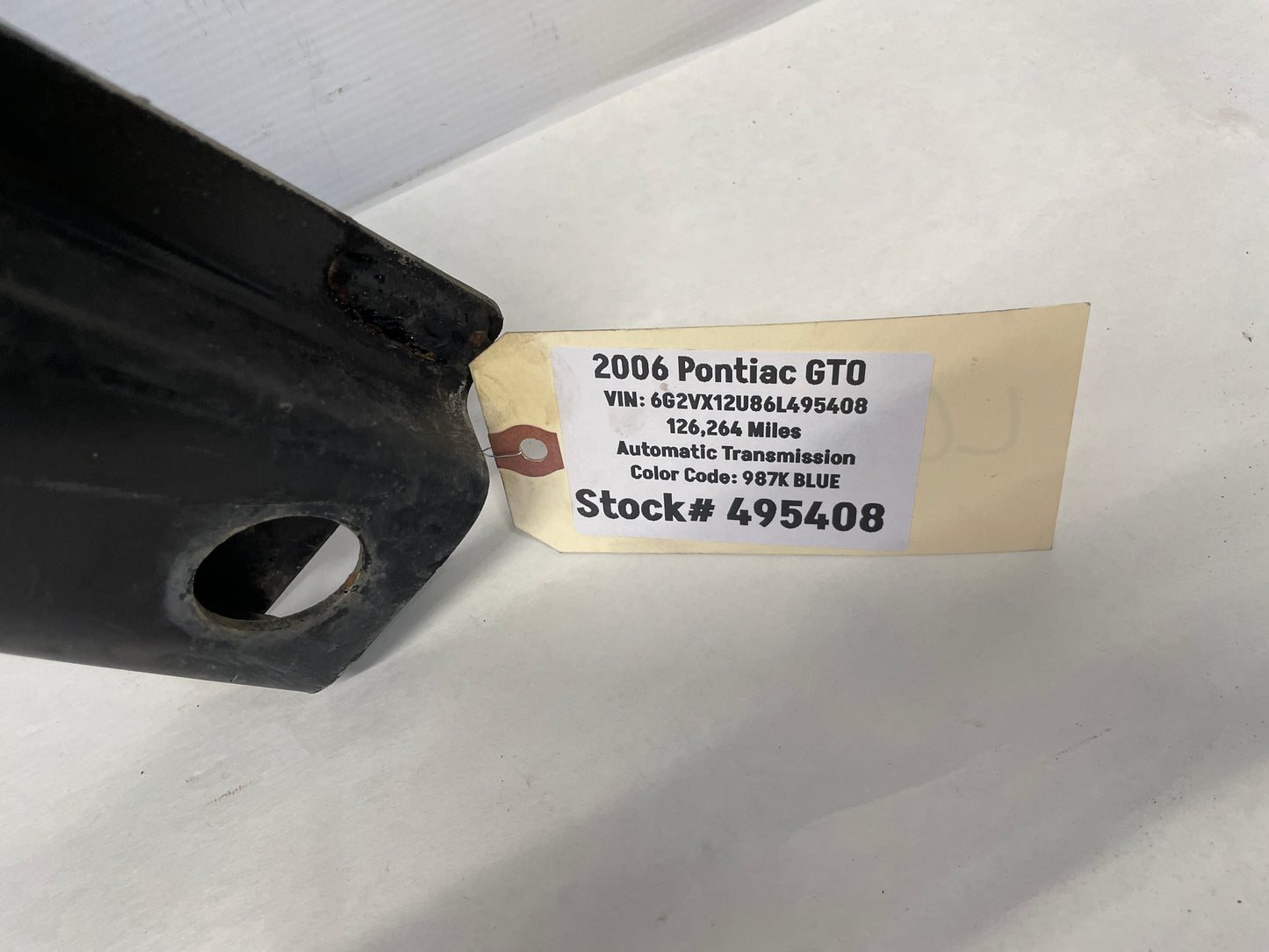 2006 Pontiac GTO Rear Differential Air Deflector Brace OEM - Day's Parts Yard
