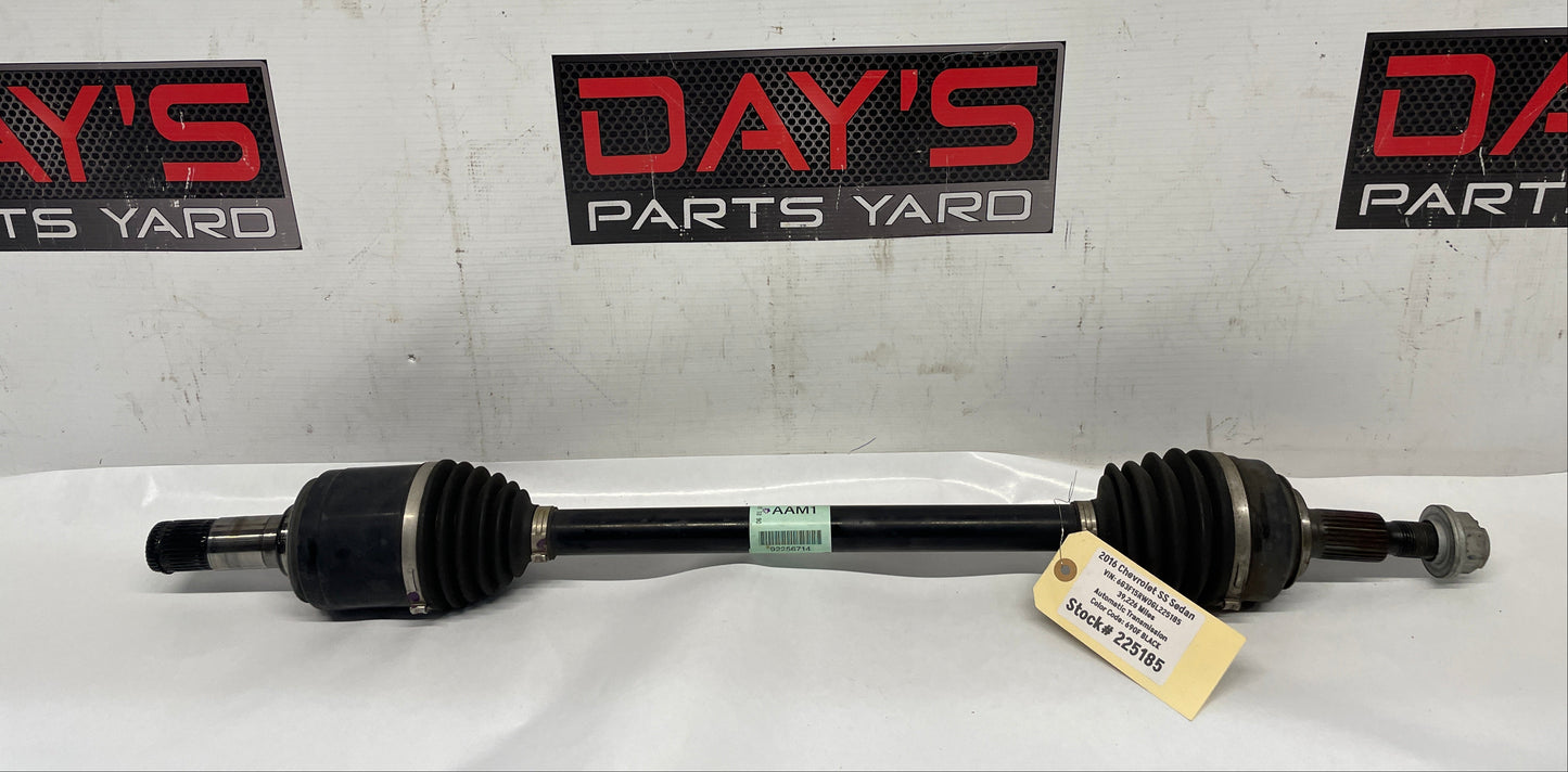 2016 Chevy SS Sedan LH Driver Rear CV Axle Half Shaft OEM - Day's Parts Yard