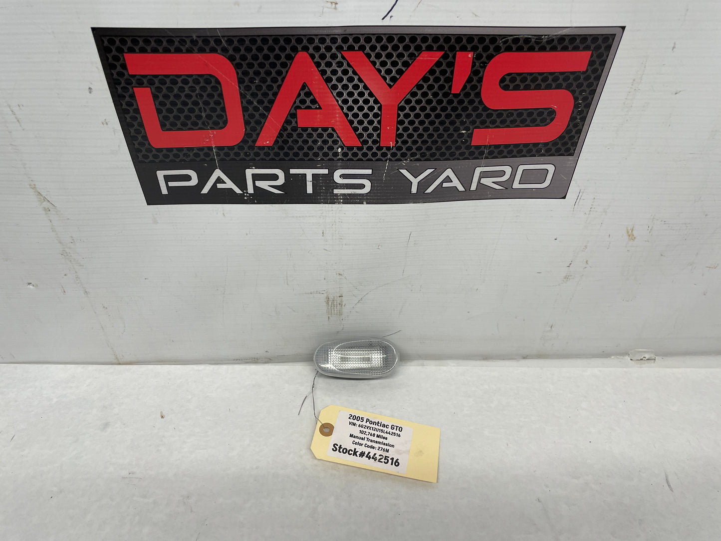2005 Pontiac GTO Interior Door Panel Curtesy Courtesy Light OEM - Day's Parts Yard