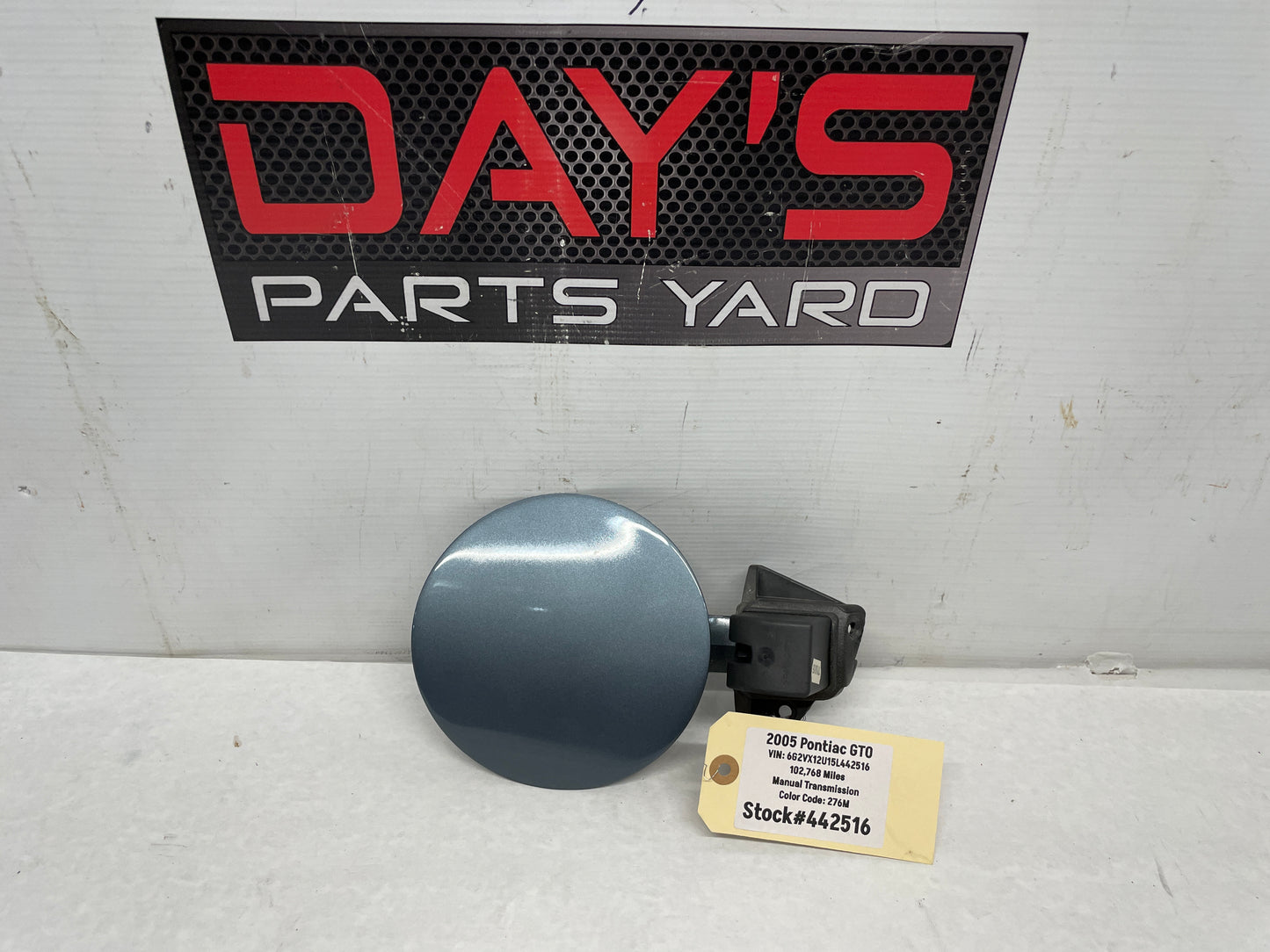 2005 Pontiac GTO Fuel Gas Door Lid Cover OEM - Day's Parts Yard