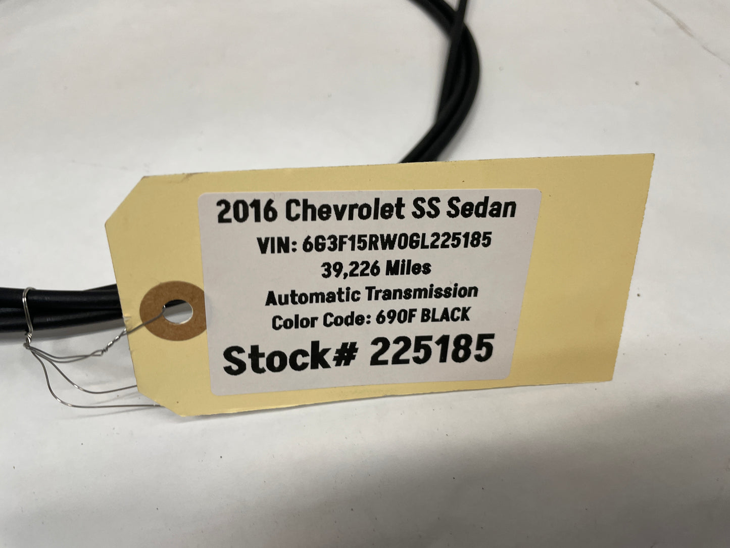 2016 Chevy SS Sedan Trunk Deck Lid Latch Actuator w/ Cable OEM - Day's Parts Yard