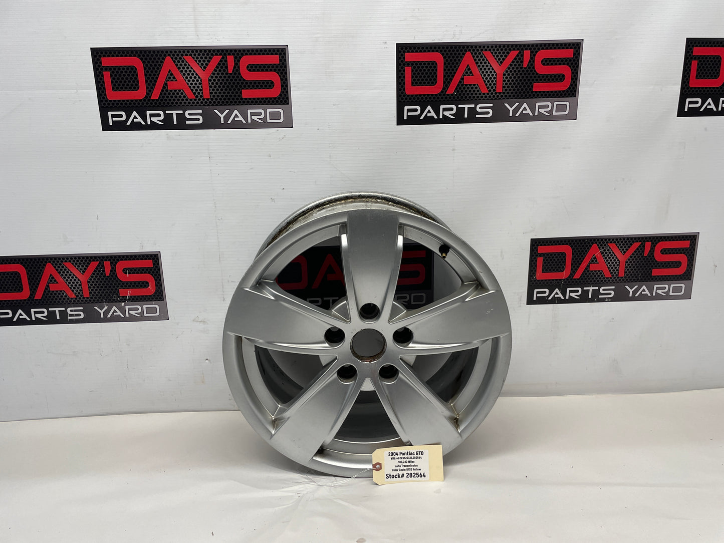 2004 Pontiac GTO Factory OEM Wheel 17X8 - Day's Parts Yard