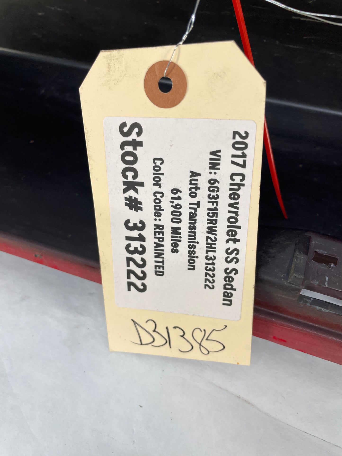 2017 Chevy SS Sedan RH Passenger Rocker Molding Side Skirt Panel Trim Black OEM - Day's Parts Yard