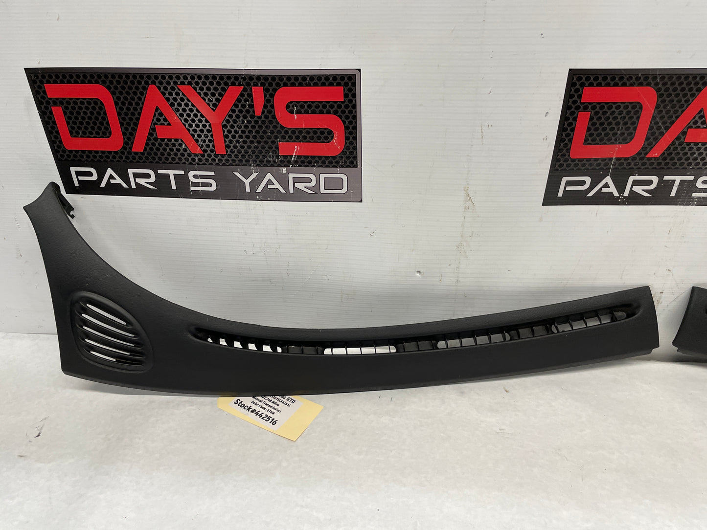 2005 Pontiac GTO Windshield Dash Cowl Defrost Panels Vent Trim Pair OEM - Day's Parts Yard
