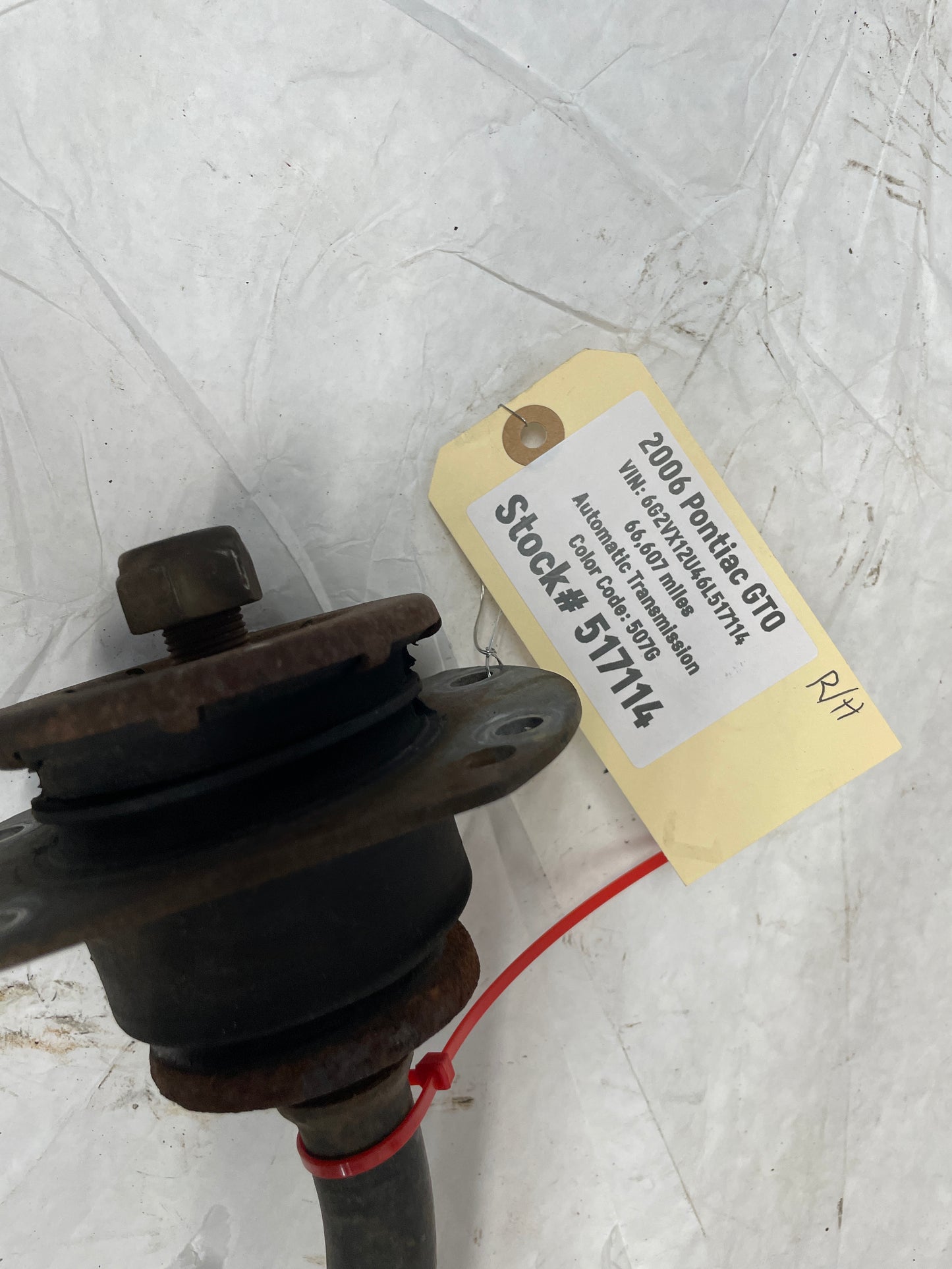 2006 Pontiac GTO RH Passenger Front Suspension Lower Control Arm Radius Rod OEM