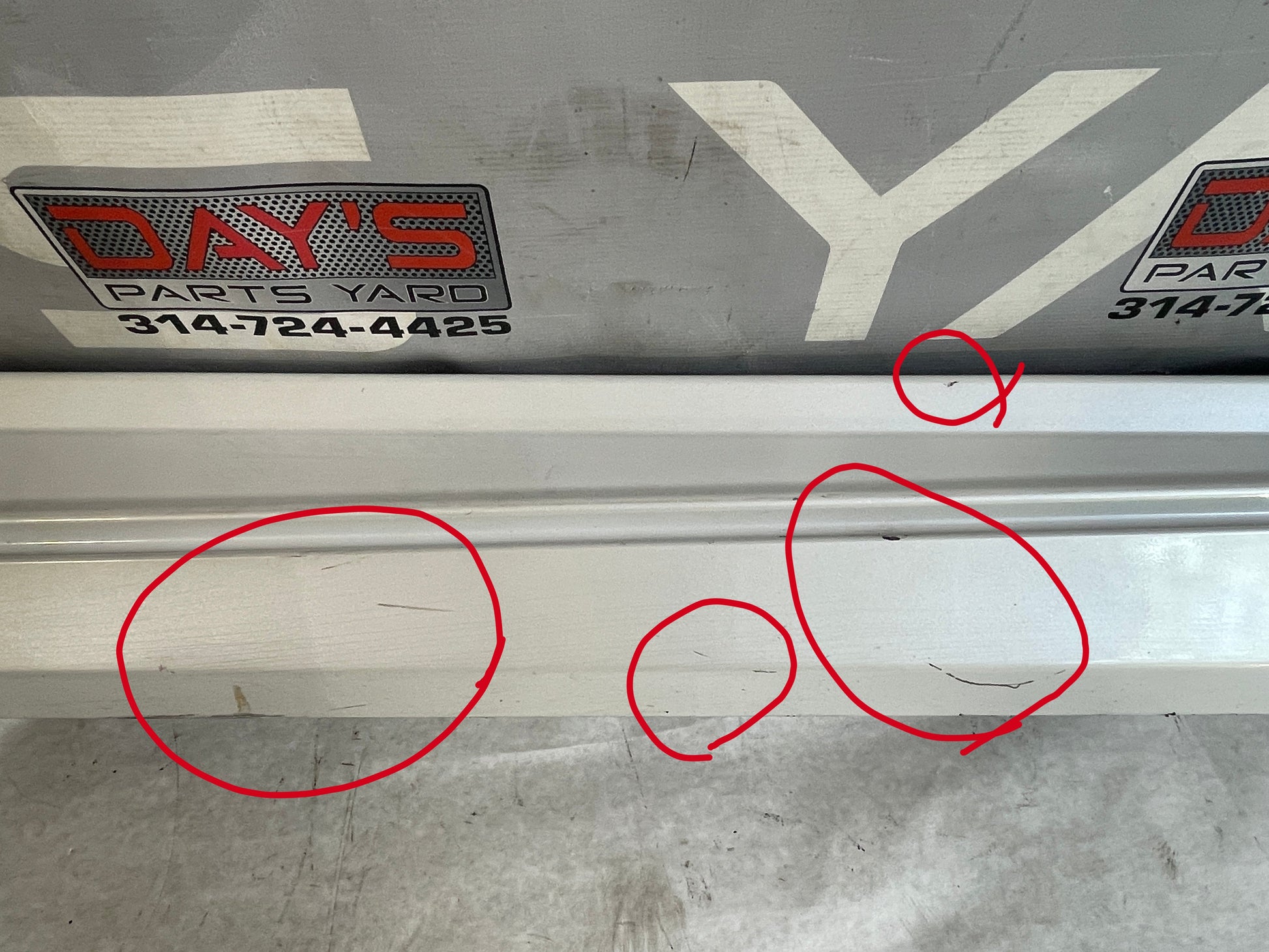 2018 Cadillac CTS-V LH Driver Rocker Molding Panel OEM - Day's Parts Yard