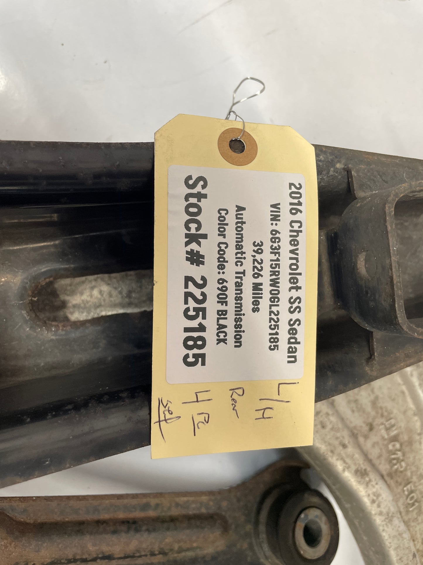 2016 Chevy SS Sedan LH Driver Rear Suspension Control Trailing Arms Links Set OEM - Day's Parts Yard