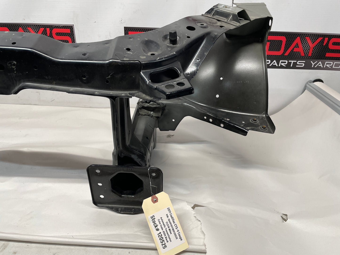 2011 Cadillac CTS-V Coupe Front Radiator Core Frame Support Bracket OEM - Day's Parts Yard