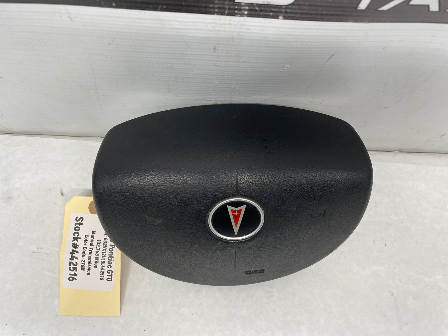 2005 Pontiac GTO Steering Wheel Airbag Air Bag OEM - Day's Parts Yard