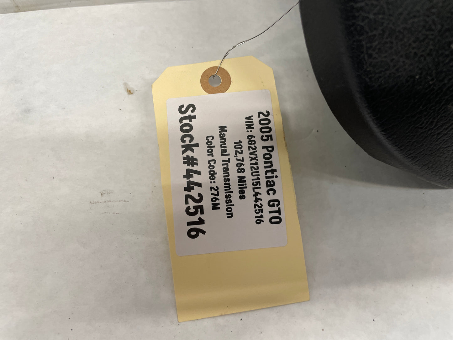 2005 Pontiac GTO Steering Wheel Airbag Air Bag OEM - Day's Parts Yard