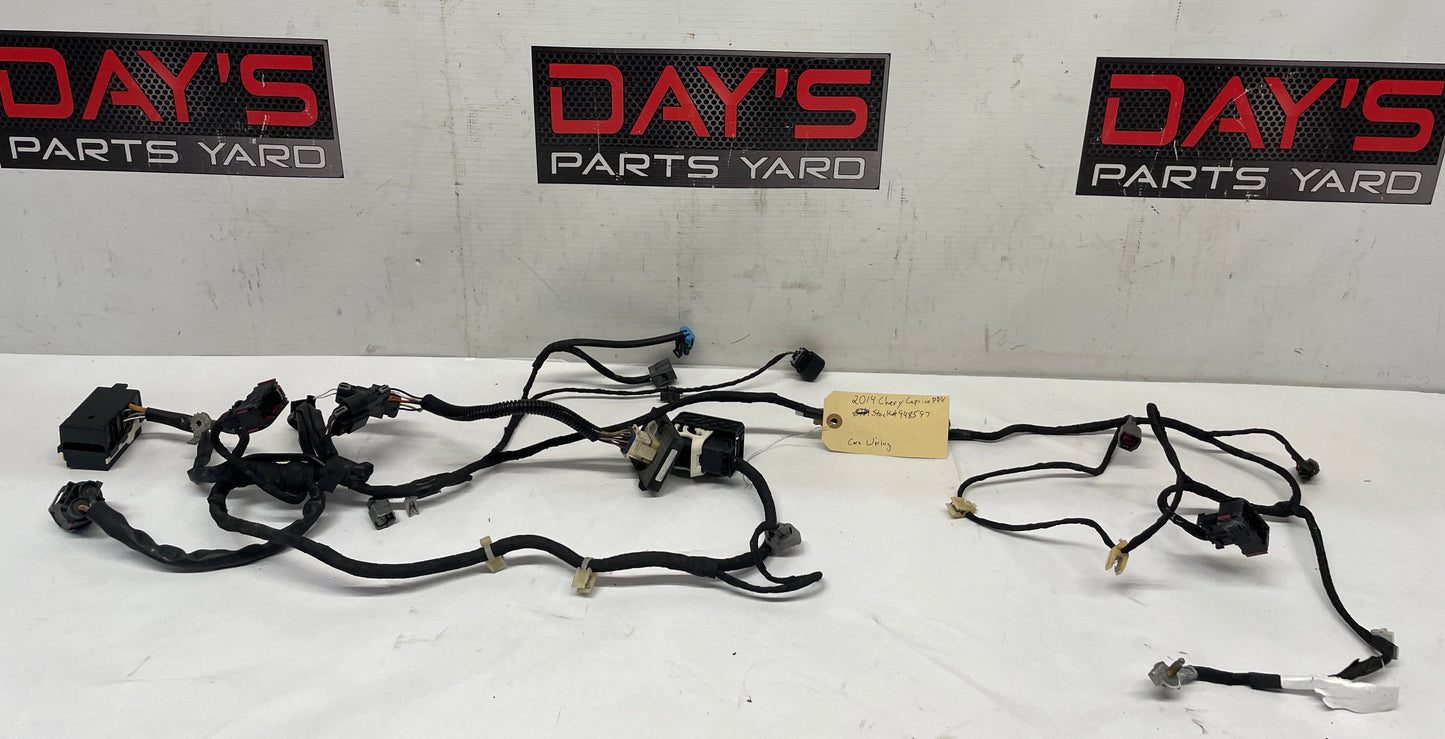 2014 Chevy Caprice PPV Radiator Core Support Headlight Lamp Wiring Wire Harness OEM - Day's Parts Yard