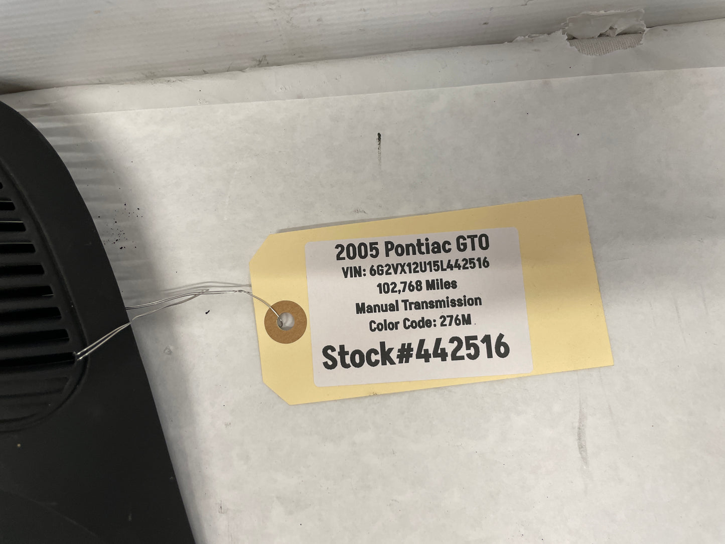 2005 Pontiac GTO 3rd Third Brake Taillight Light Lamp High Mount OEM - Day's Parts Yard