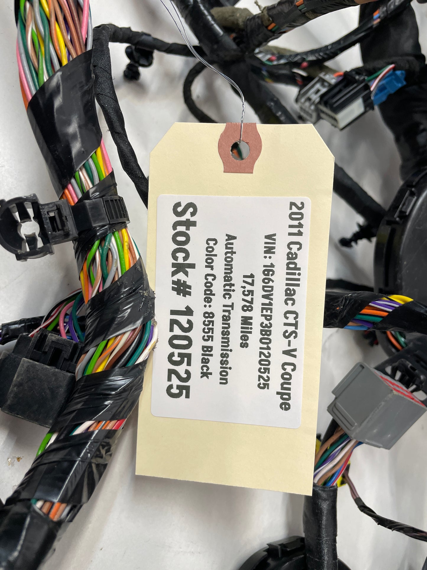 2011 Cadillac CTS-V Coupe Body Wire Wiring Harness OEM - Day's Parts Yard