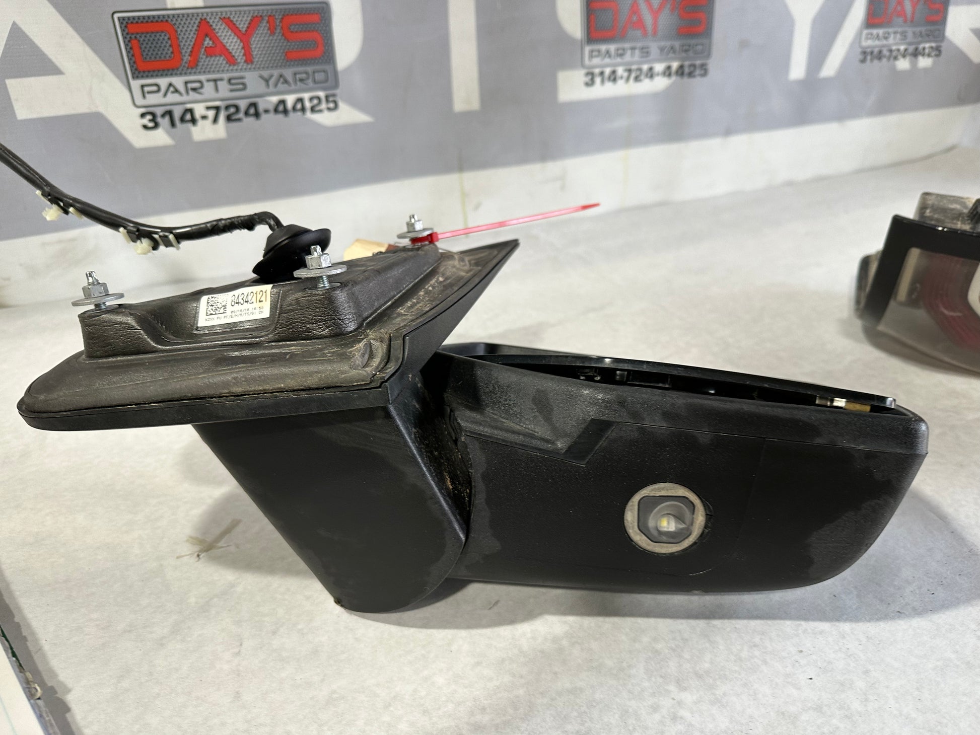 2018 GMC Sierra 1500 SLT RH Passenger Mirror Power Fold w/ Turn Signal OEM - Day's Parts Yard