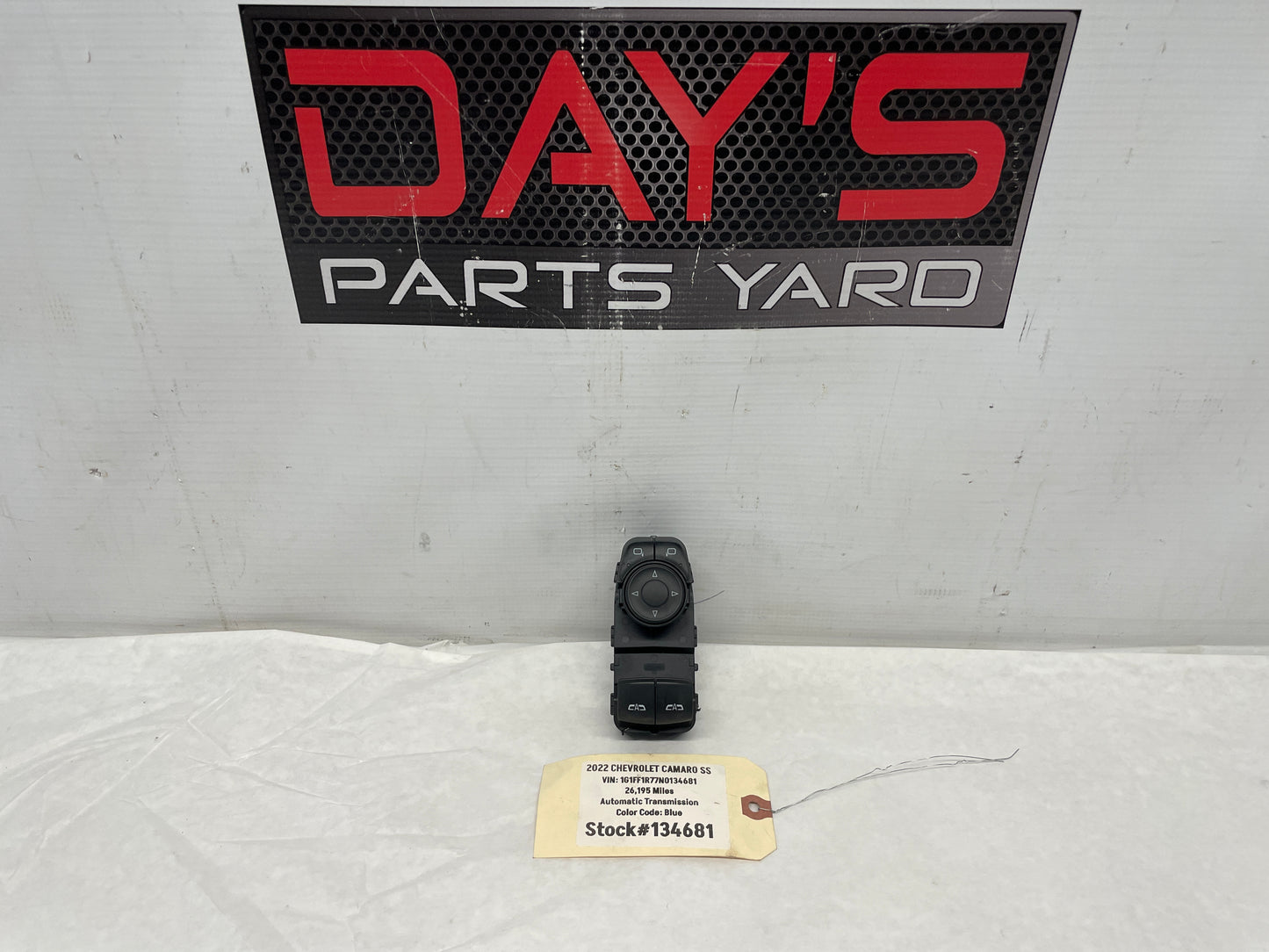 2022 Chevy Camaro SS LH Driver Front Door Master Control Switch OEM
