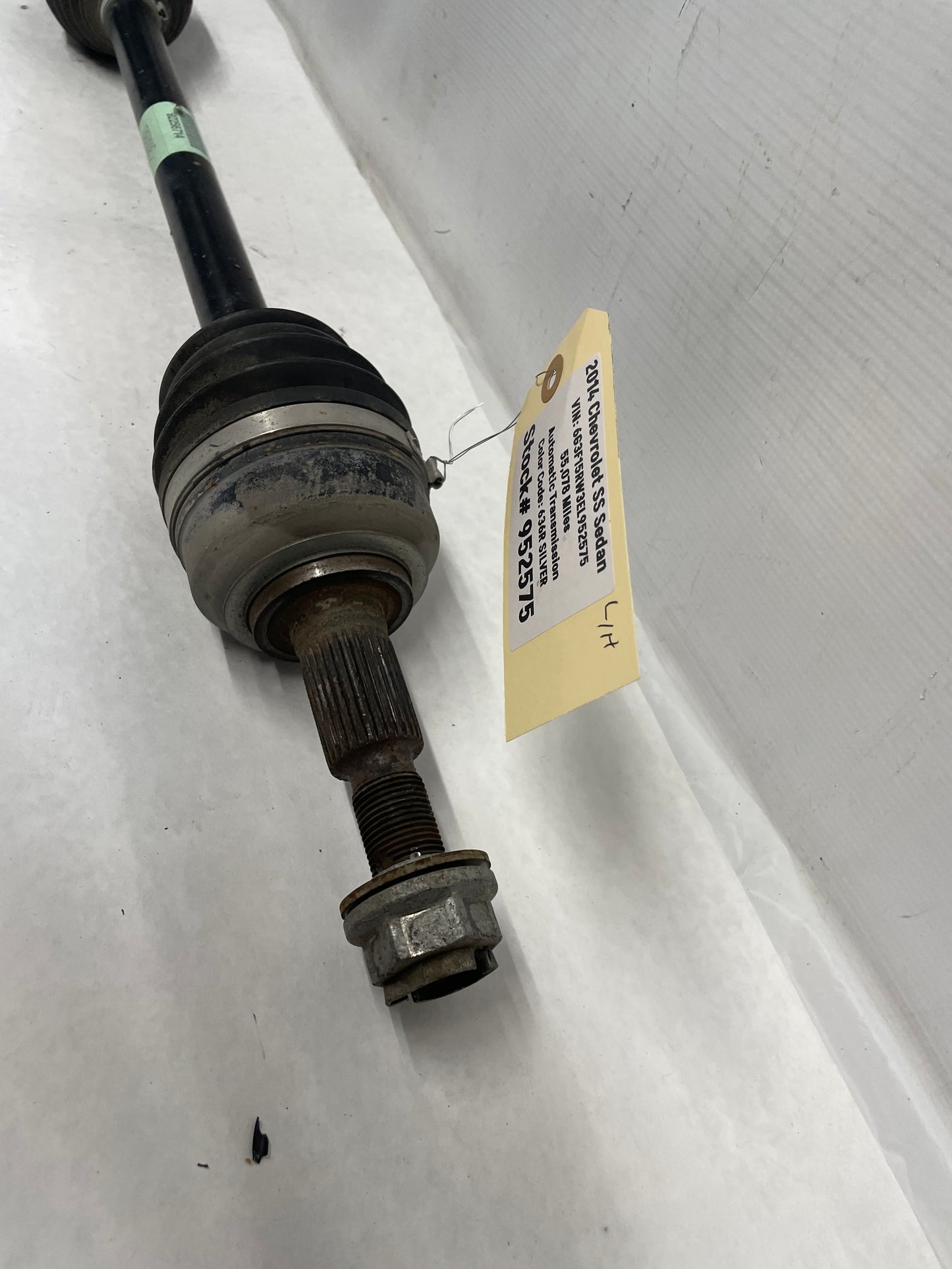 2014 Chevy SS Sedan LH Driver Rear CV Axle Half Shaft OEM