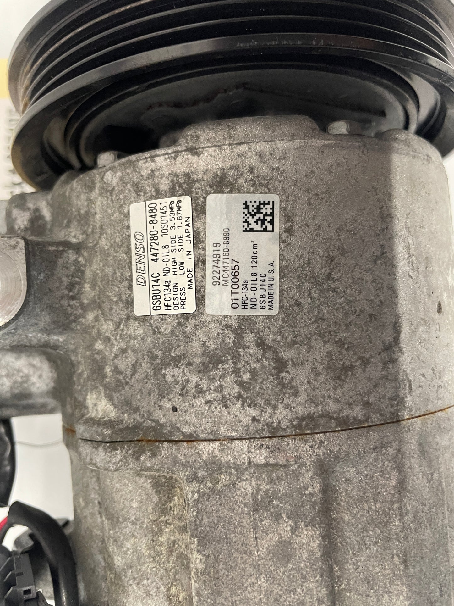 2016 Chevy SS Sedan AC A/C Compressor Air Conditioner OEM - Day's Parts Yard