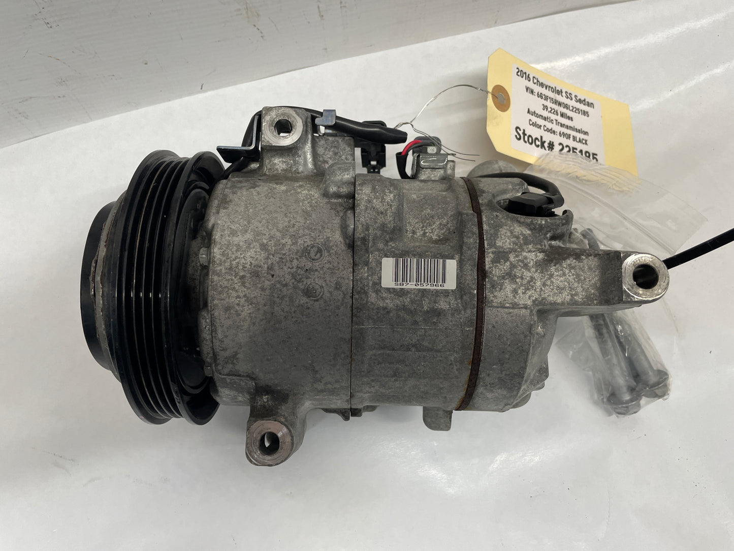 2016 Chevy SS Sedan AC A/C Compressor Air Conditioner OEM - Day's Parts Yard