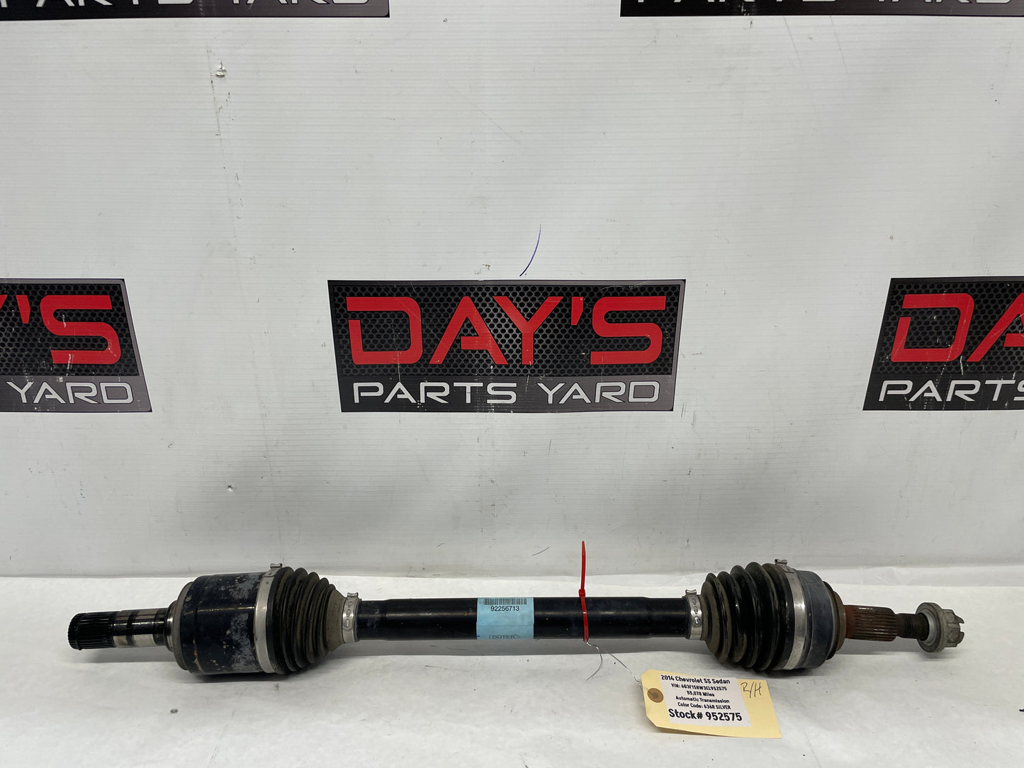 2014 Chevy SS Sedan RH Passenger Rear CV Axle Half Shaft OEM