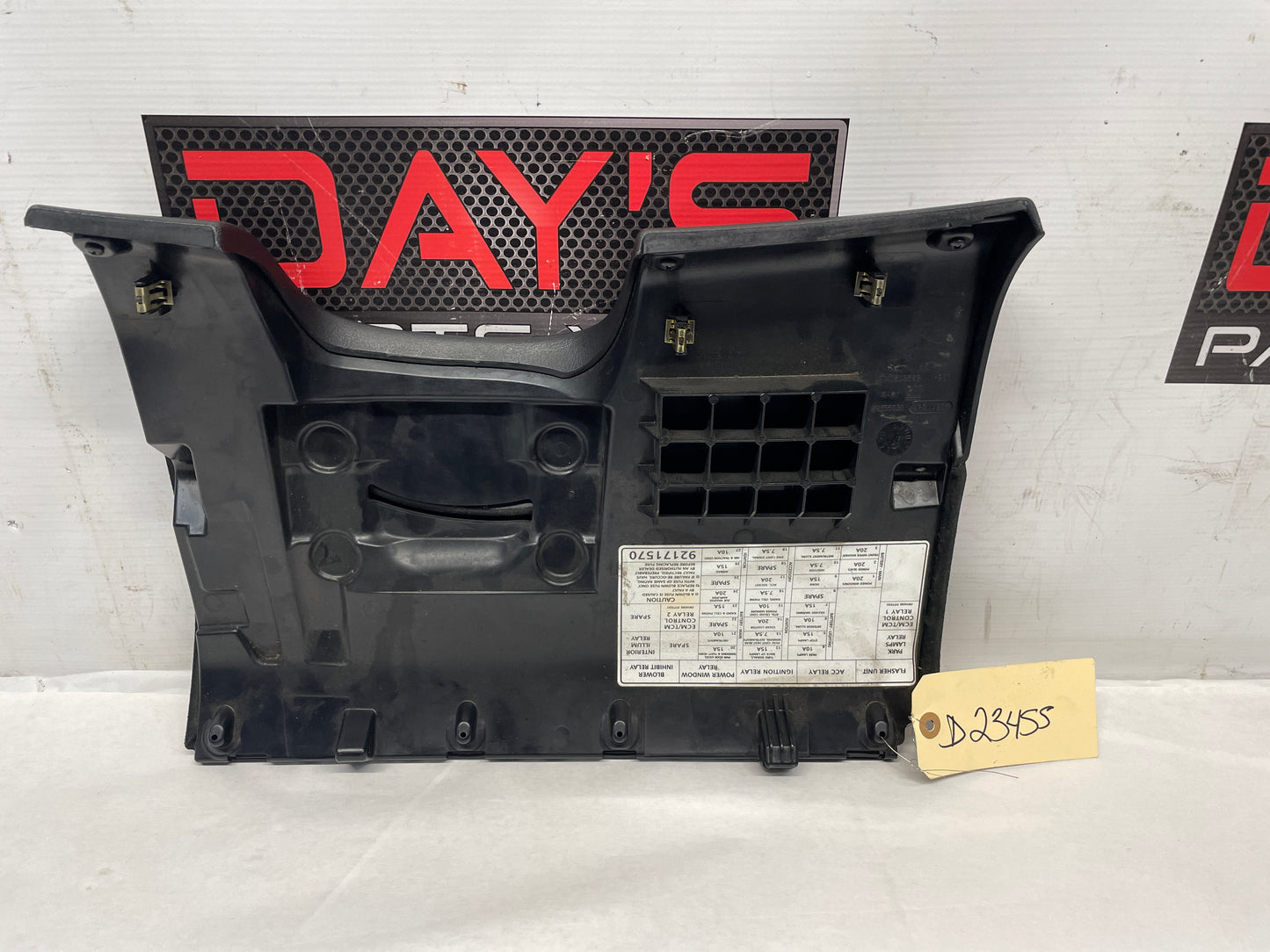 2005 Pontiac GTO Black Knee Bolster Fuse Cover Dash Panel OEM - Day's Parts Yard