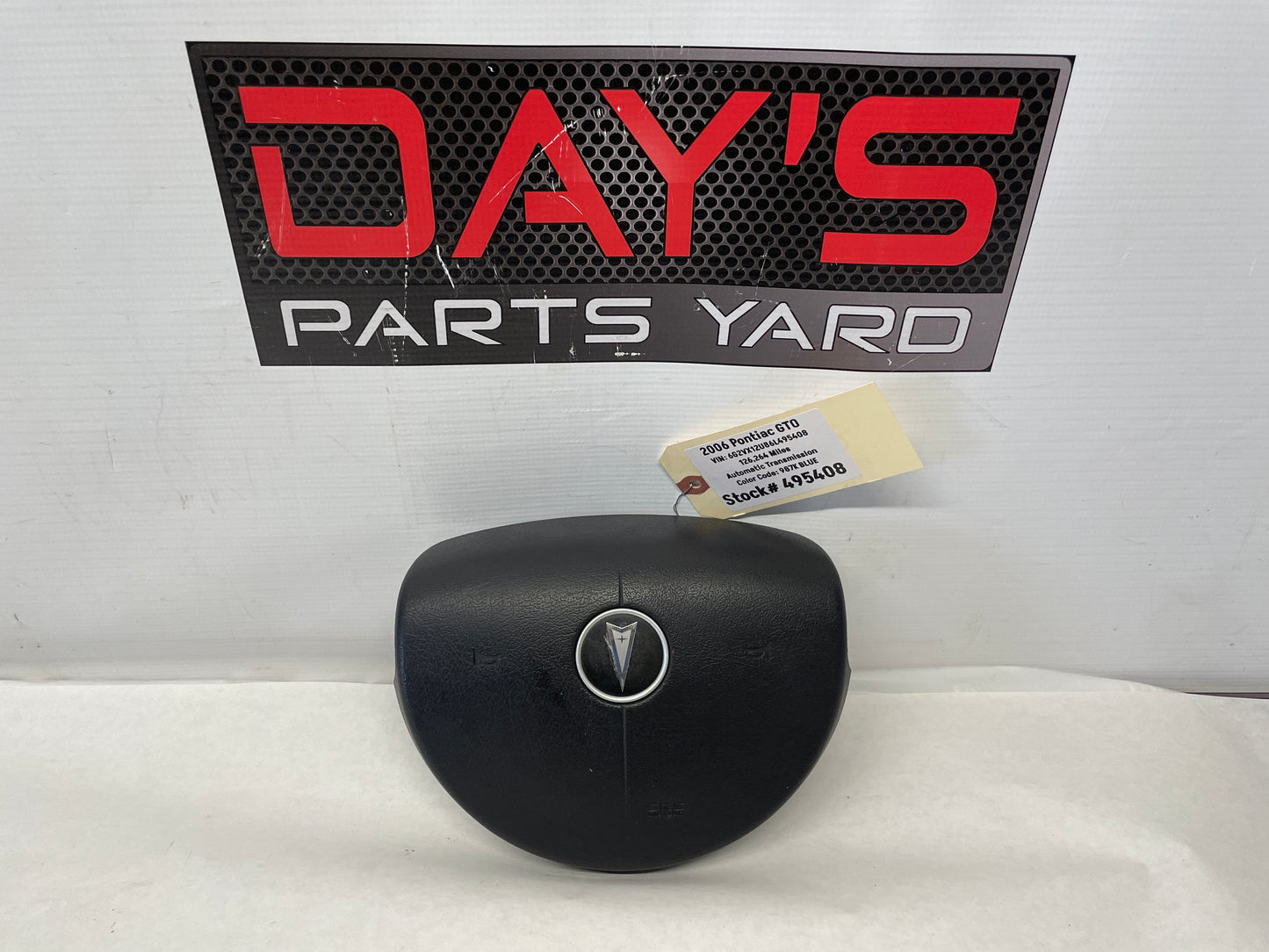 2006 Pontiac GTO Steering Wheel Airbag Air Bag OEM - Day's Parts Yard