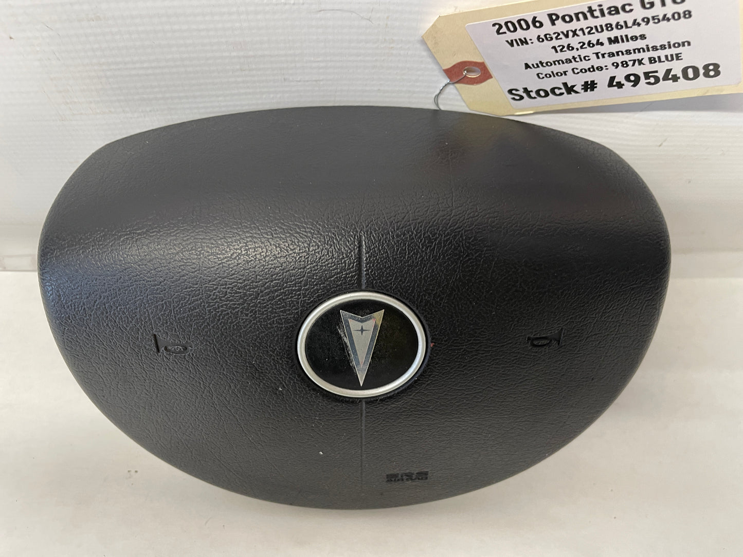 2006 Pontiac GTO Steering Wheel Airbag Air Bag OEM - Day's Parts Yard