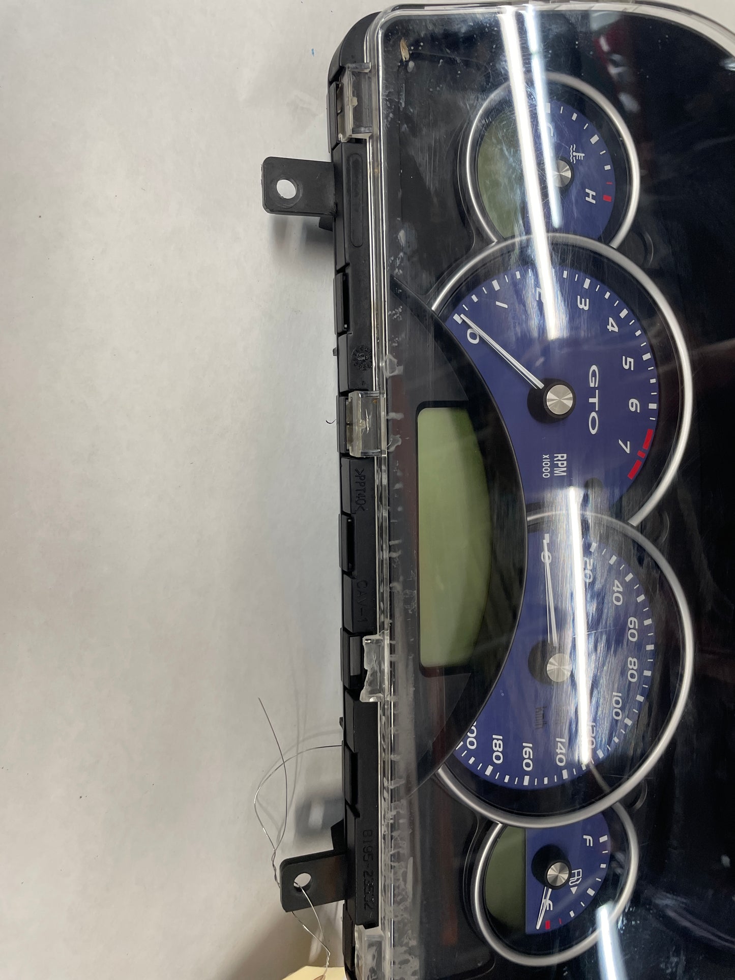 2005 Pontiac GTO Gauge Cluster Speedometer Blue OEM - Day's Parts Yard