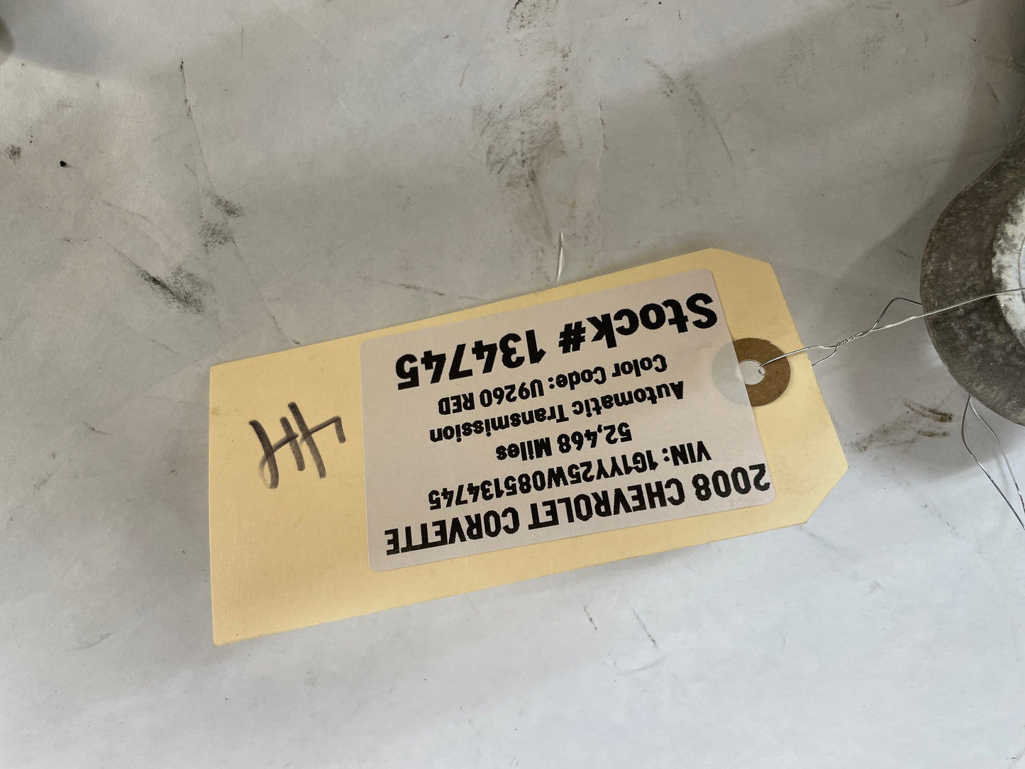 2008 Chevy C6 Corvette LH Driver Rear Suspension Upper Control Arm OEM