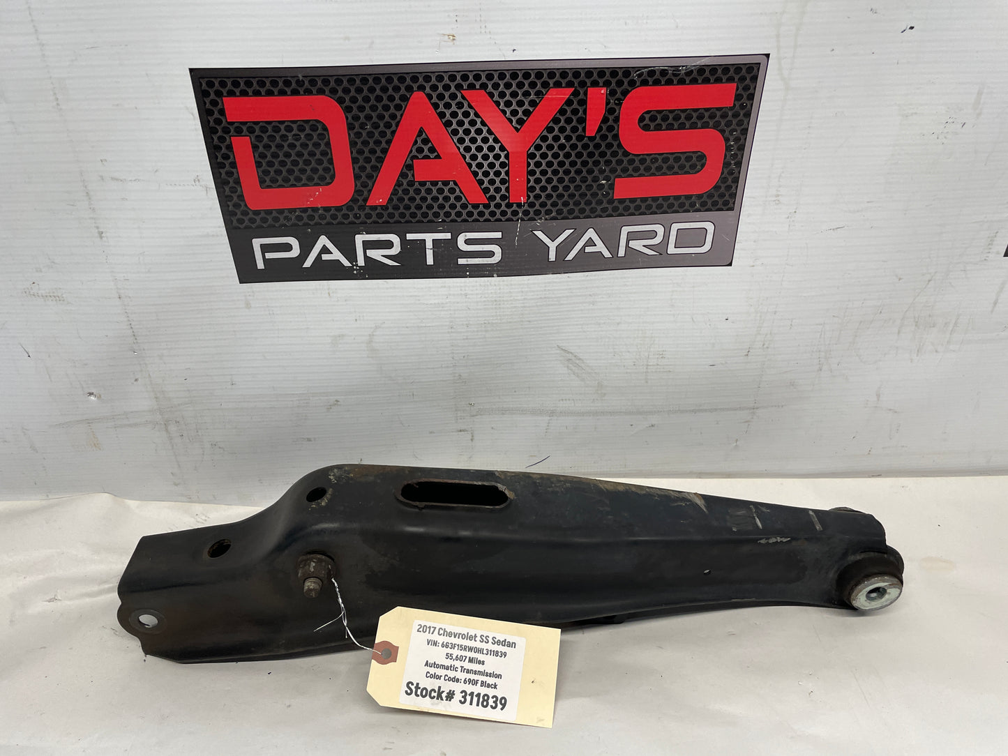 2017 Chevy SS Sedan RH Passenger Rear Lower Control Arm OEM - Day's Parts Yard