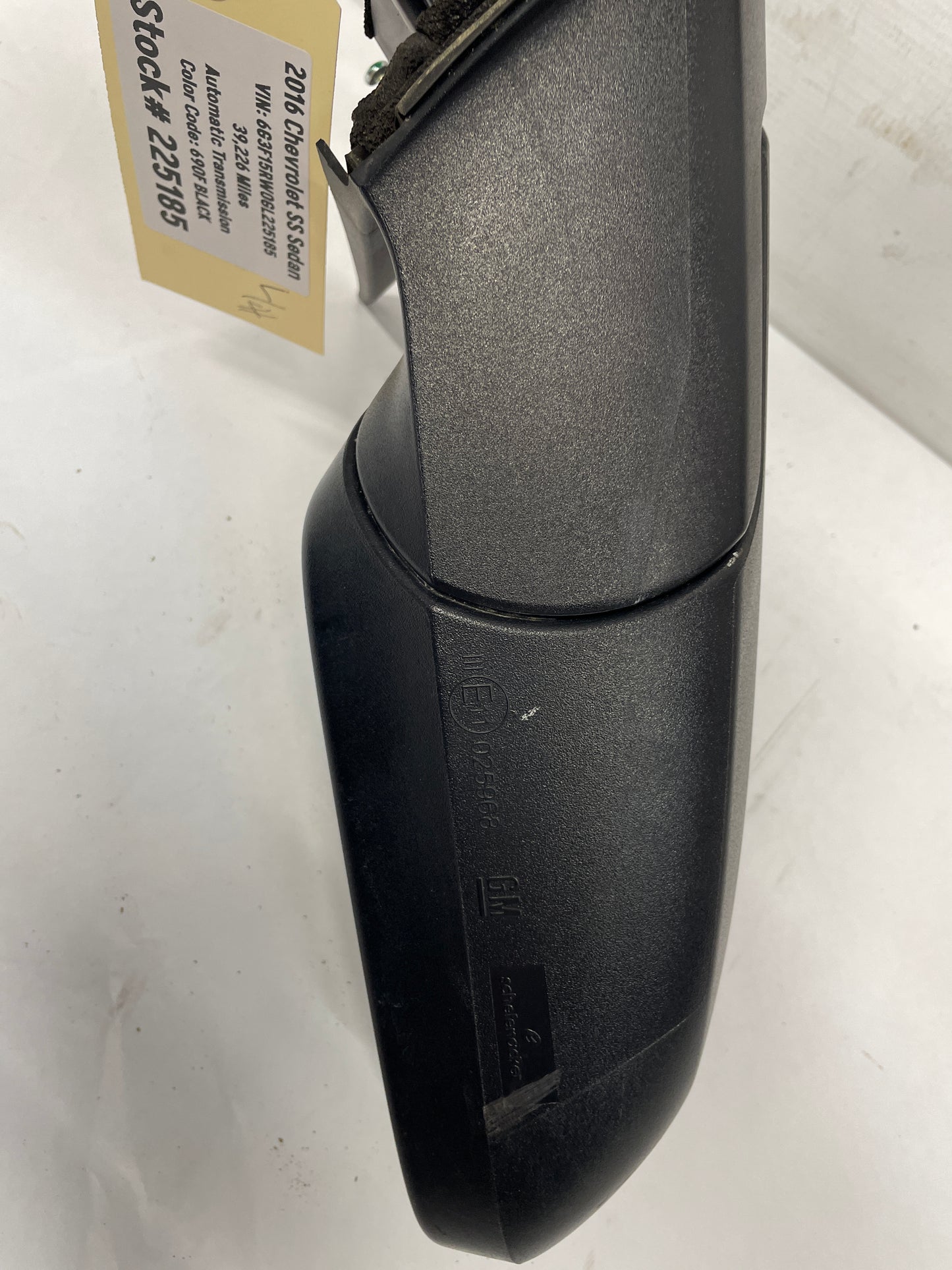 2016 Chevy SS Sedan LH Driver Exterior Out Side Mirror OEM - Day's Parts Yard