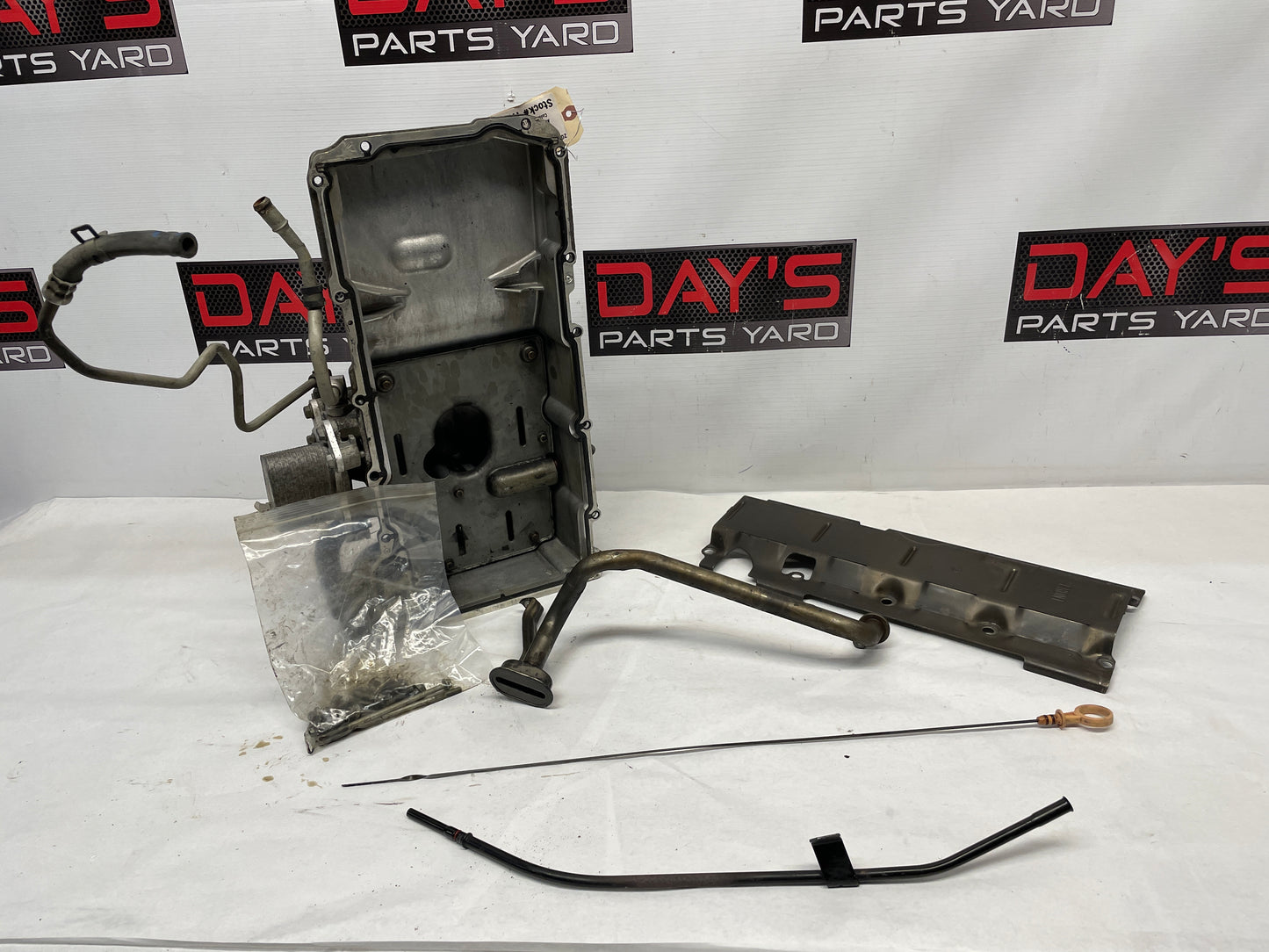 2014 Cadillac CTS-V Coupe Complete Oil Pan Assembly w/ Cooler & Dipstick OEM - Day's Parts Yard