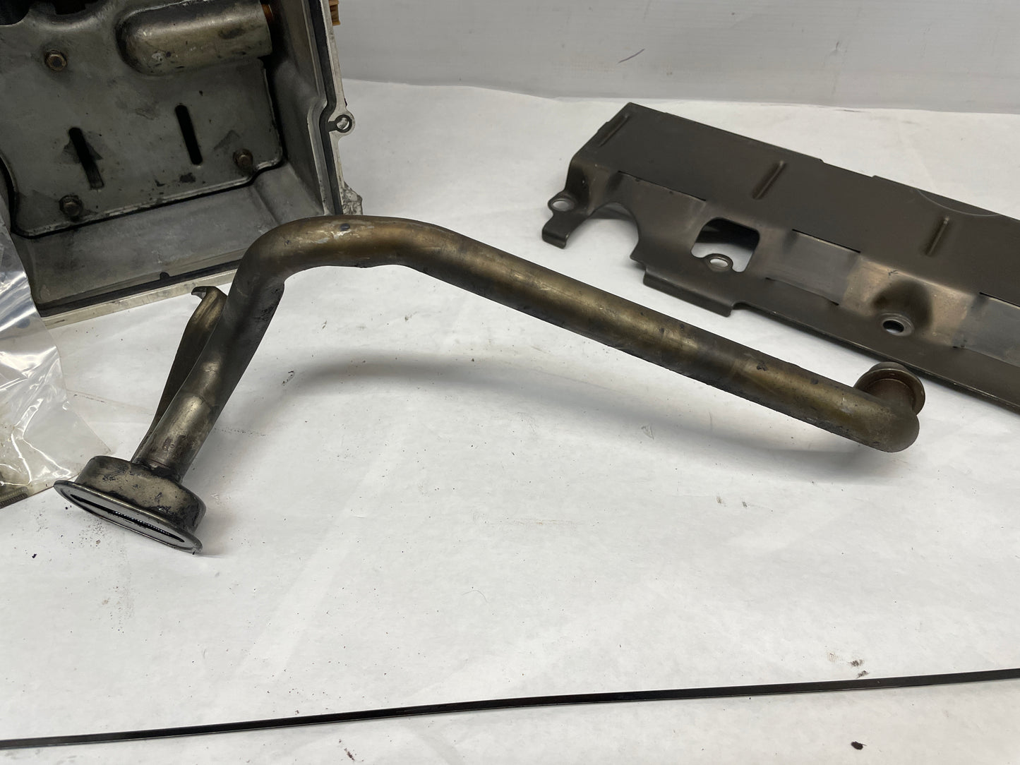 2014 Cadillac CTS-V Coupe Complete Oil Pan Assembly w/ Cooler & Dipstick OEM - Day's Parts Yard