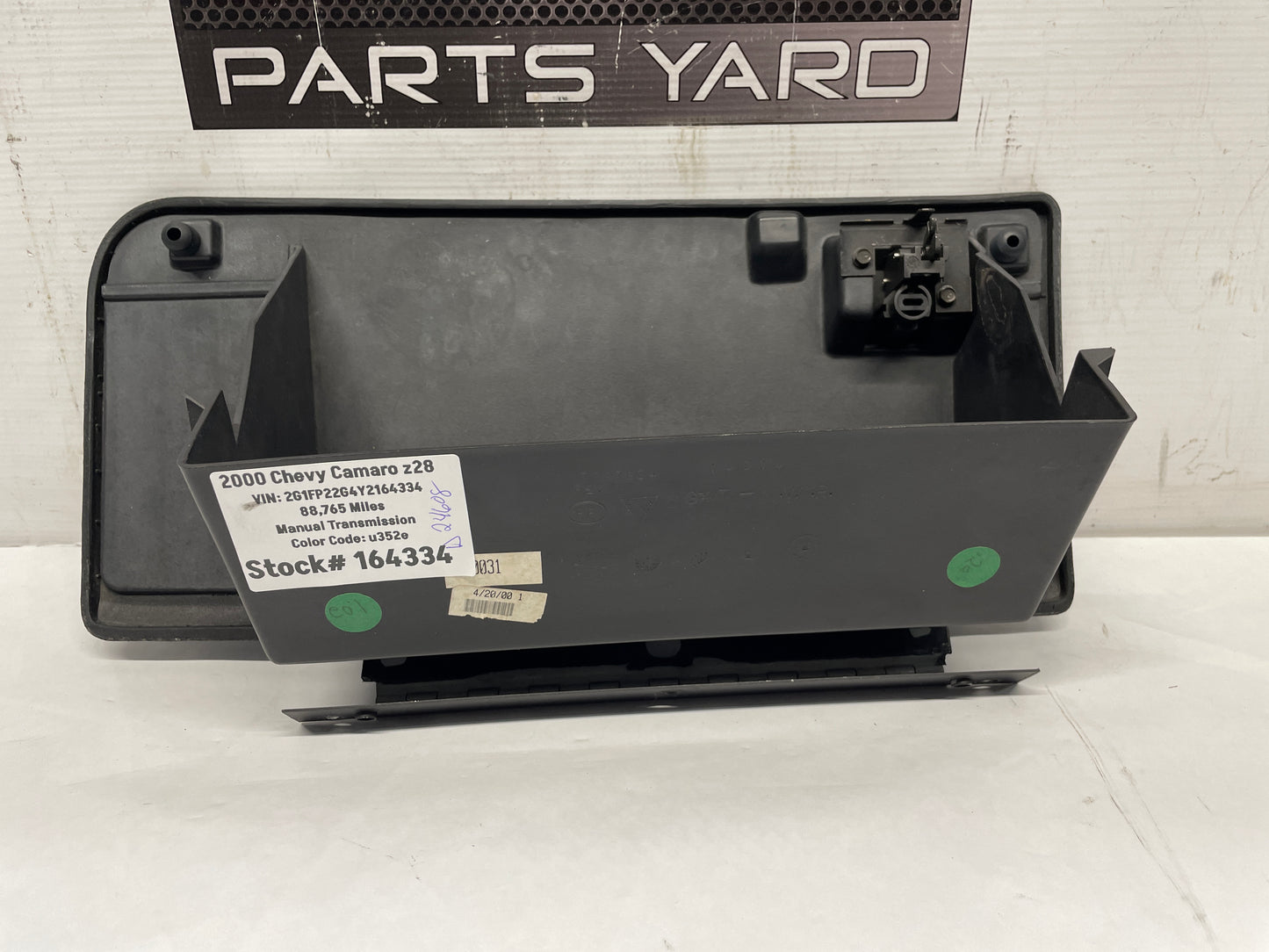 2000 Chevy Camaro Z28 Glove Box Compartment OEM - Day's Parts Yard