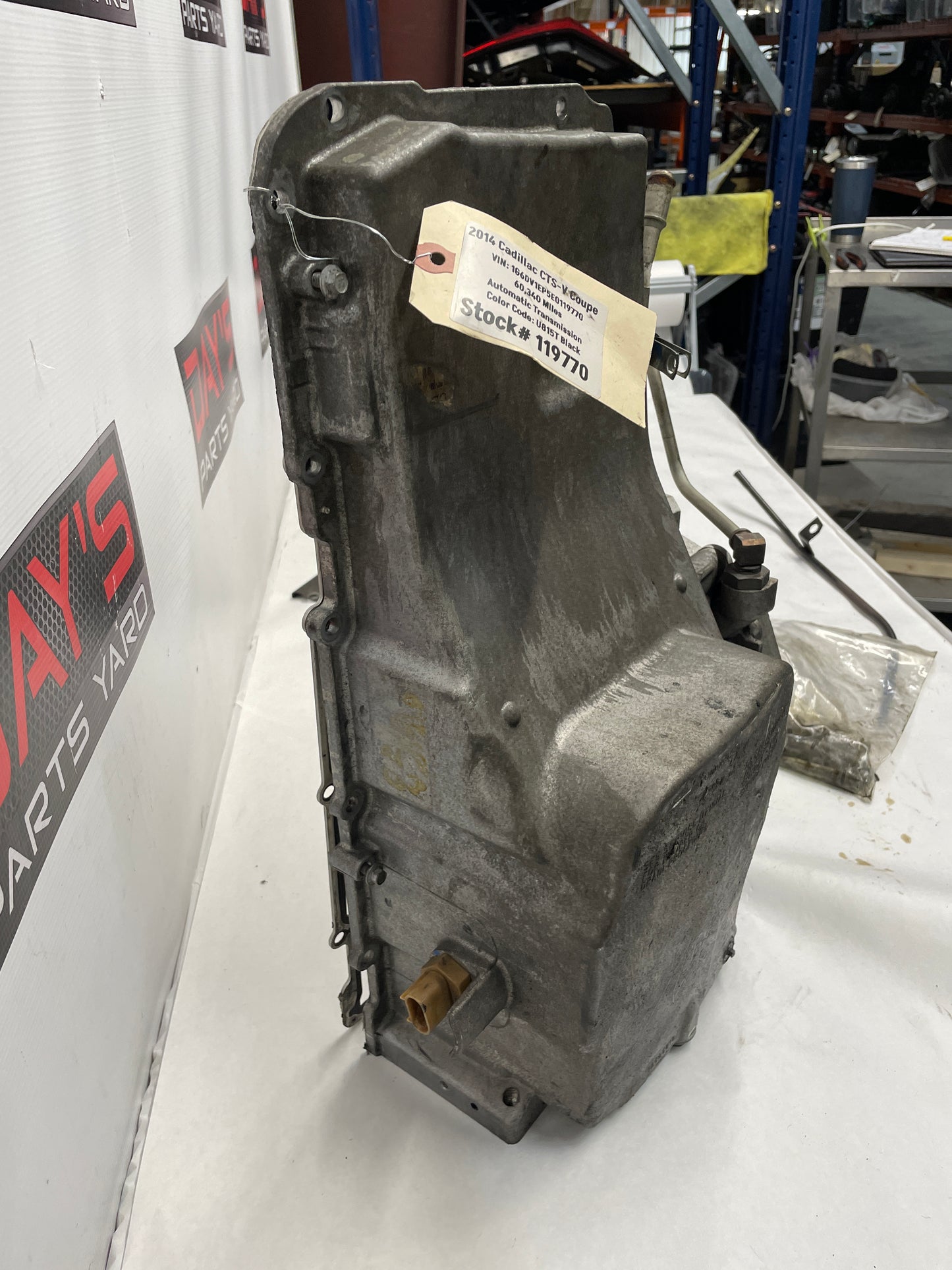 2014 Cadillac CTS-V Coupe Complete Oil Pan Assembly w/ Cooler & Dipstick OEM - Day's Parts Yard