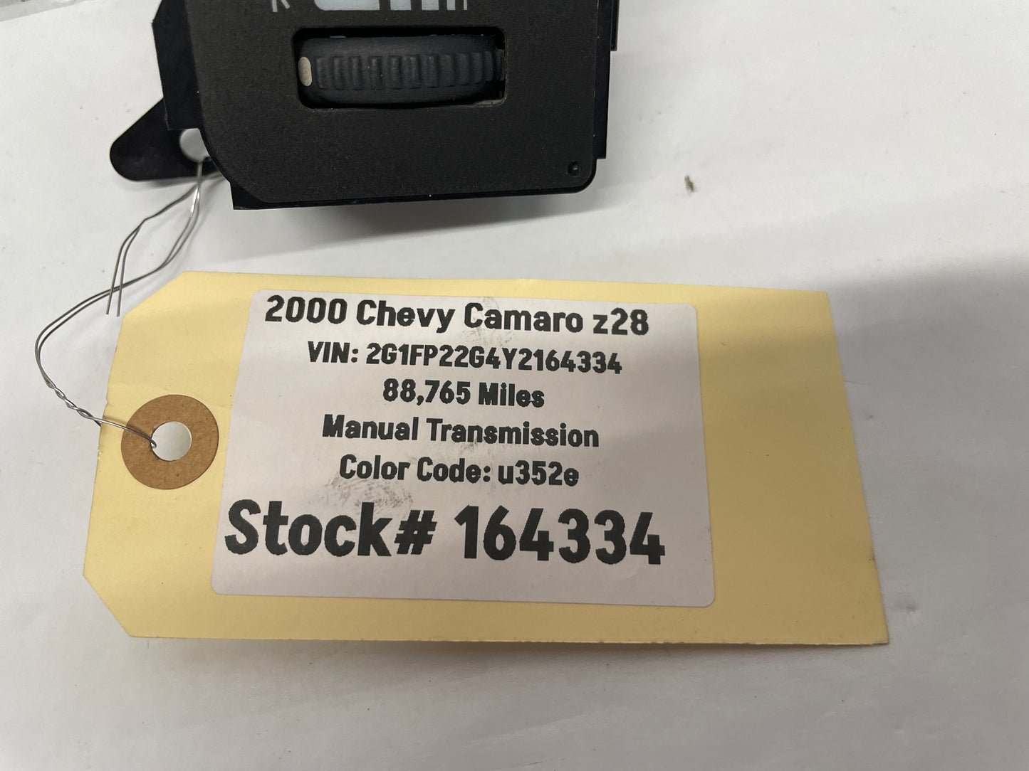 2000 Chevy Camaro Z28 Headlight Switch Control Lights Lamp OEM - Day's Parts Yard