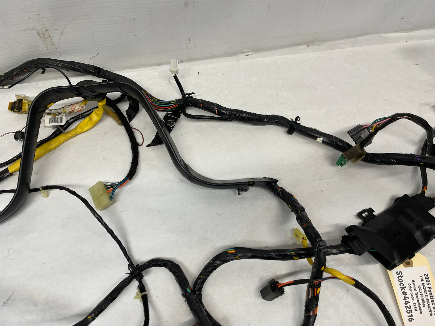 2005 Pontiac GTO Body Wire Wiring Harness OEM - Day's Parts Yard