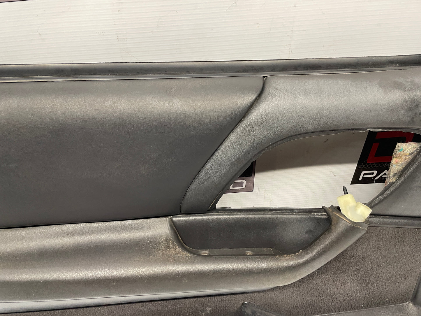 2000 Chevy Camaro Z28 LH Driver Interior Door Panel Trim Ebony Black OEM - Day's Parts Yard