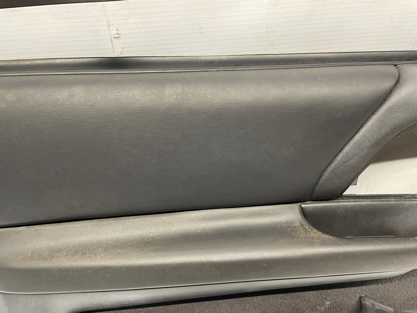 2000 Chevy Camaro Z28 LH Driver Interior Door Panel Trim Ebony Black OEM - Day's Parts Yard